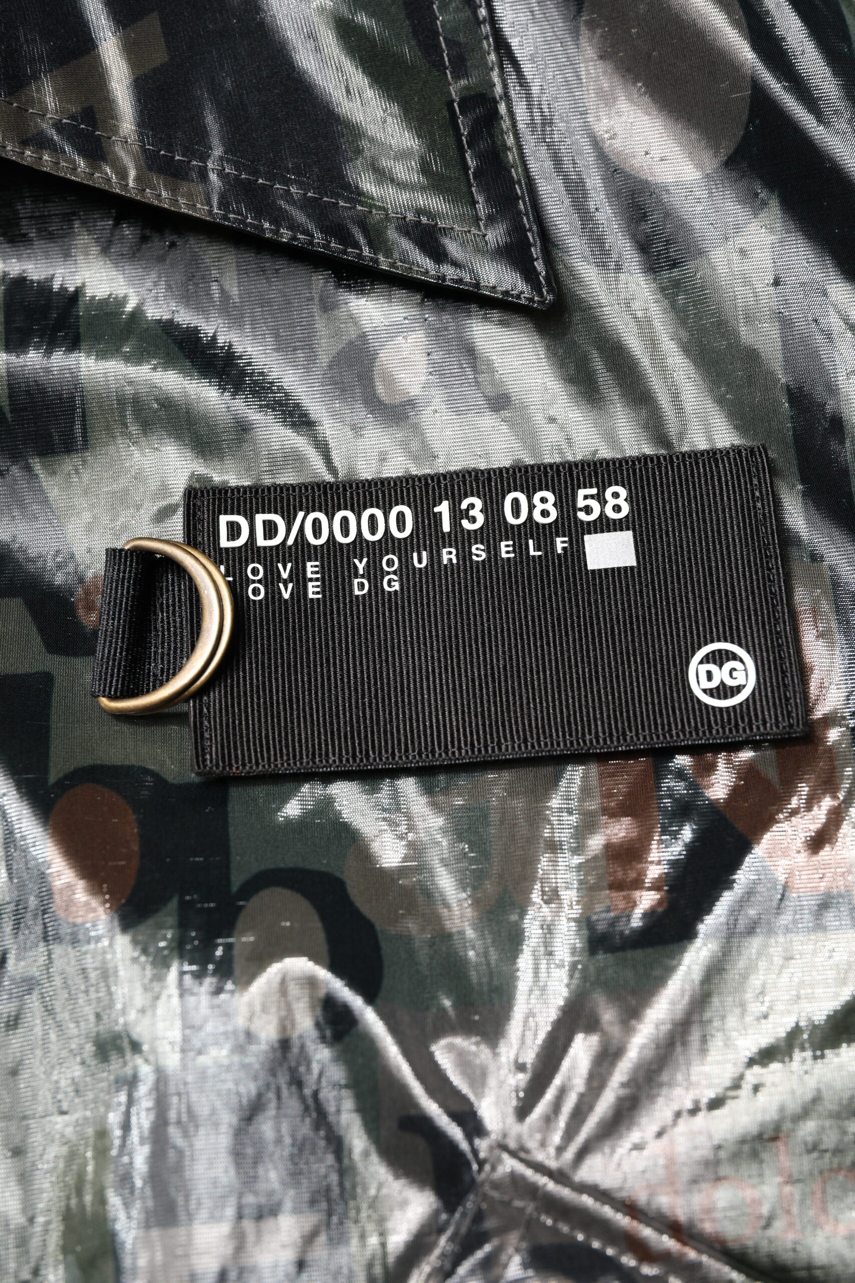 Dolce & Gabbana Green DG Logo Print Bomber Full Zip Jacket | Regal Royce