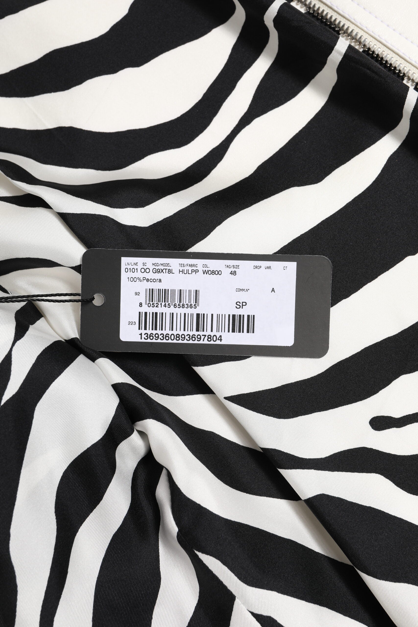 Dolce & Gabbana White Collared Full Zip Biker Coat Jacket | Regal Royce