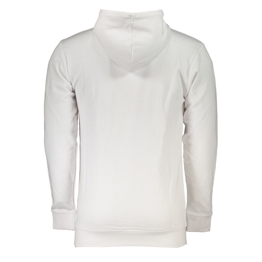 Cavalli Class White Cotton Men Sweater | Regal Royce