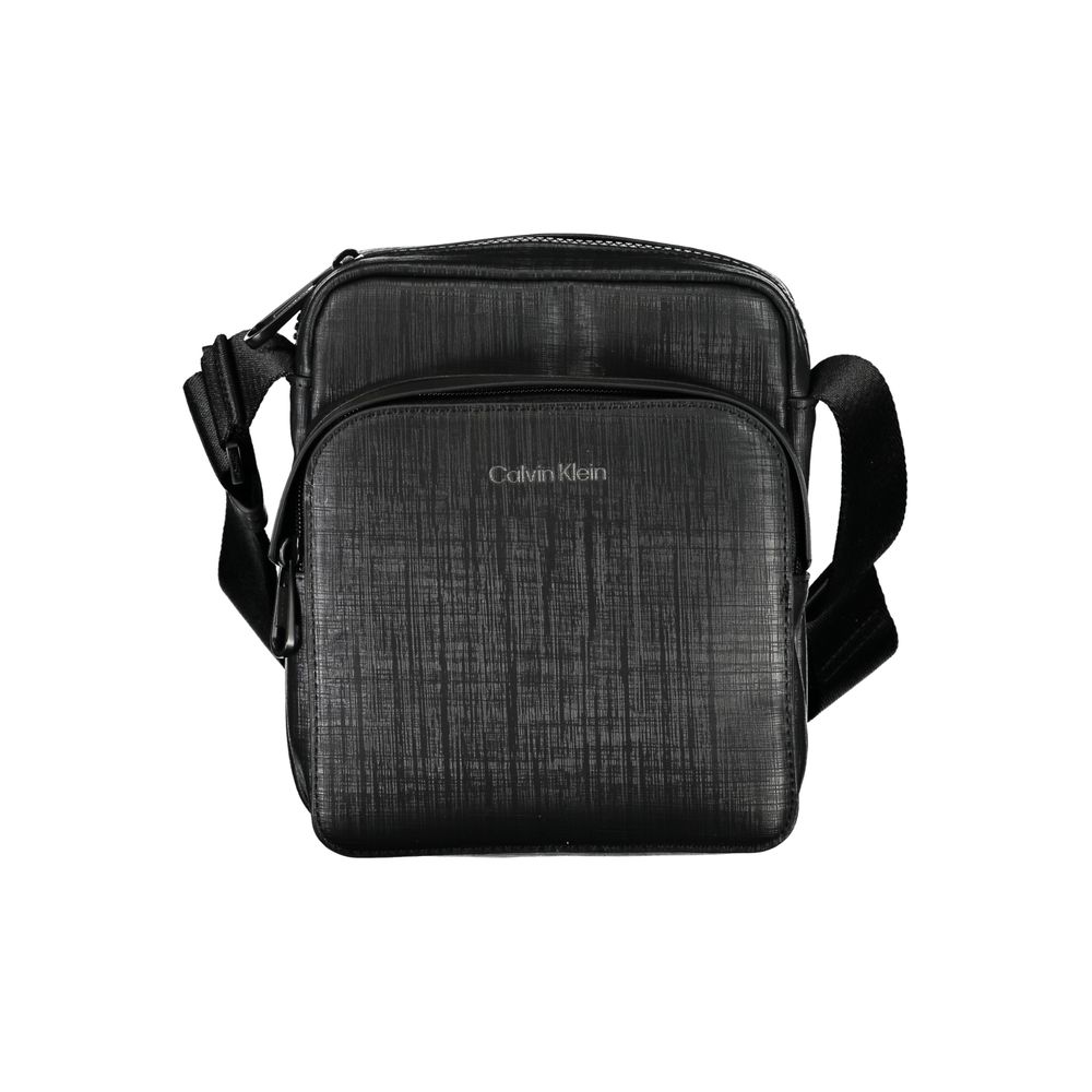Calvin Klein Black Polyester Men Shoulder Bag | Regal Royce