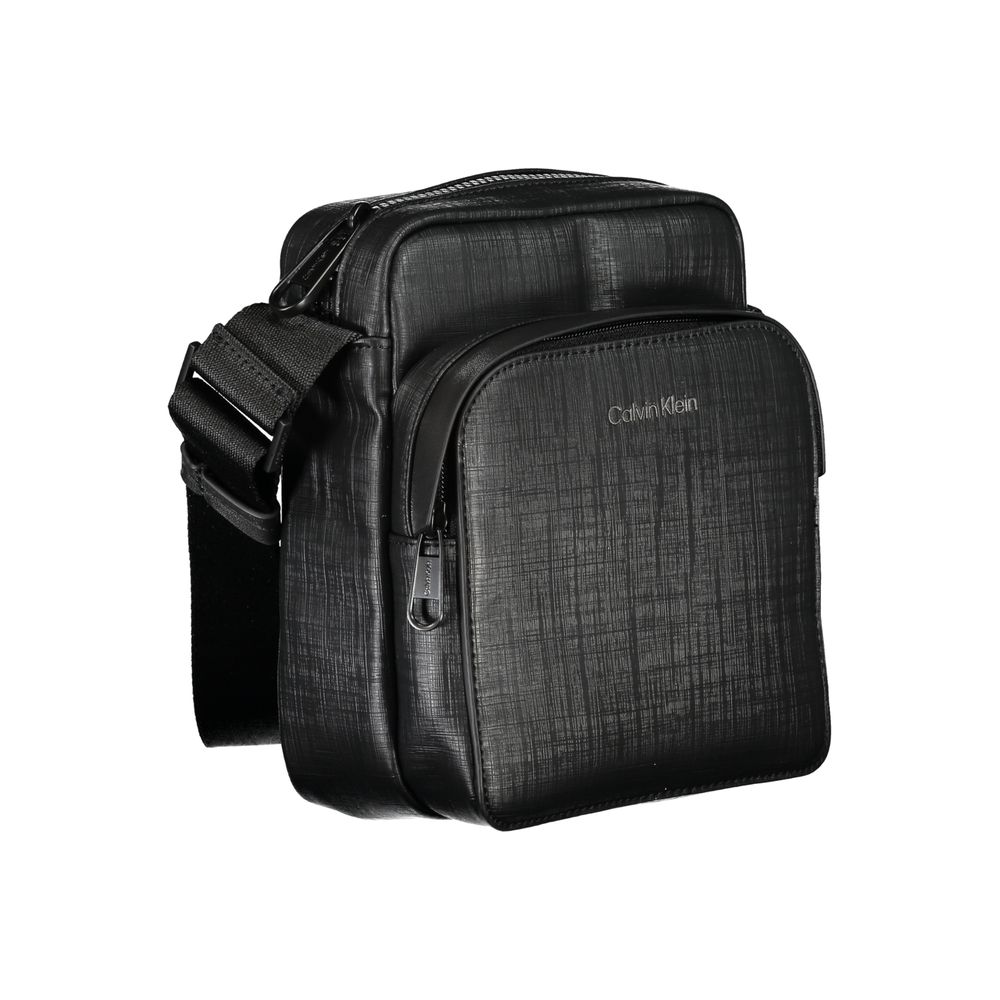 Calvin Klein Black Polyester Men Shoulder Bag | Regal Royce