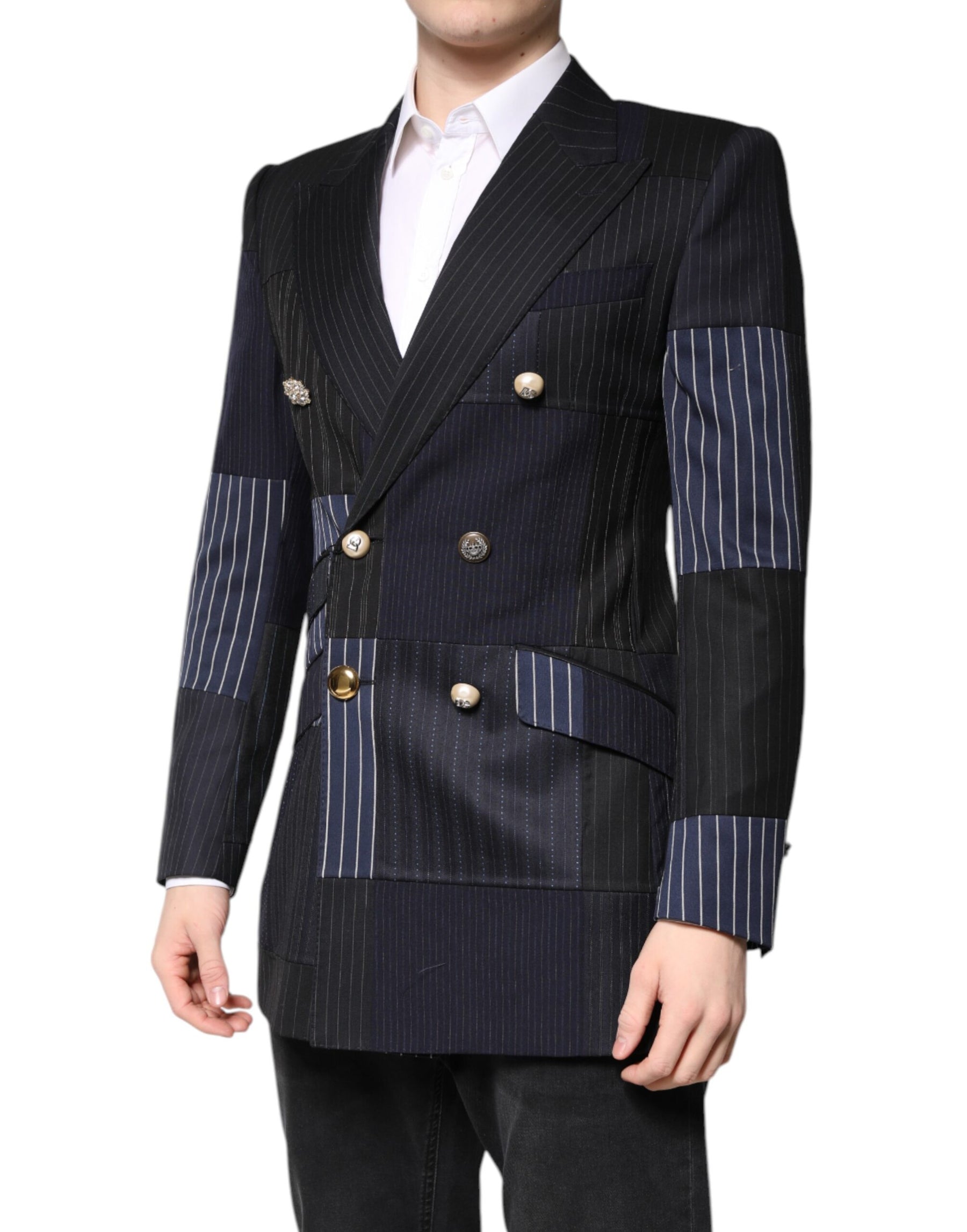 Dolce & Gabbana Multicolor Patchwork Jacket Coat Suit Blazer | Regal Royce