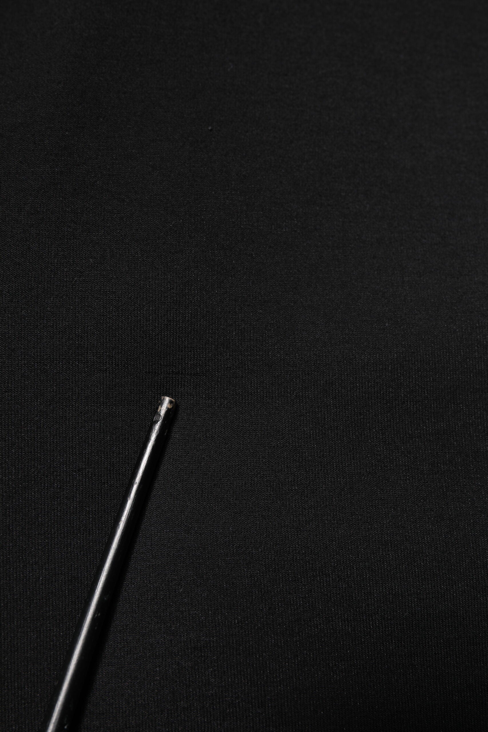 Dolce & Gabbana Black Cotton DG Crew Neck Pullover Sweater | Regal Royce