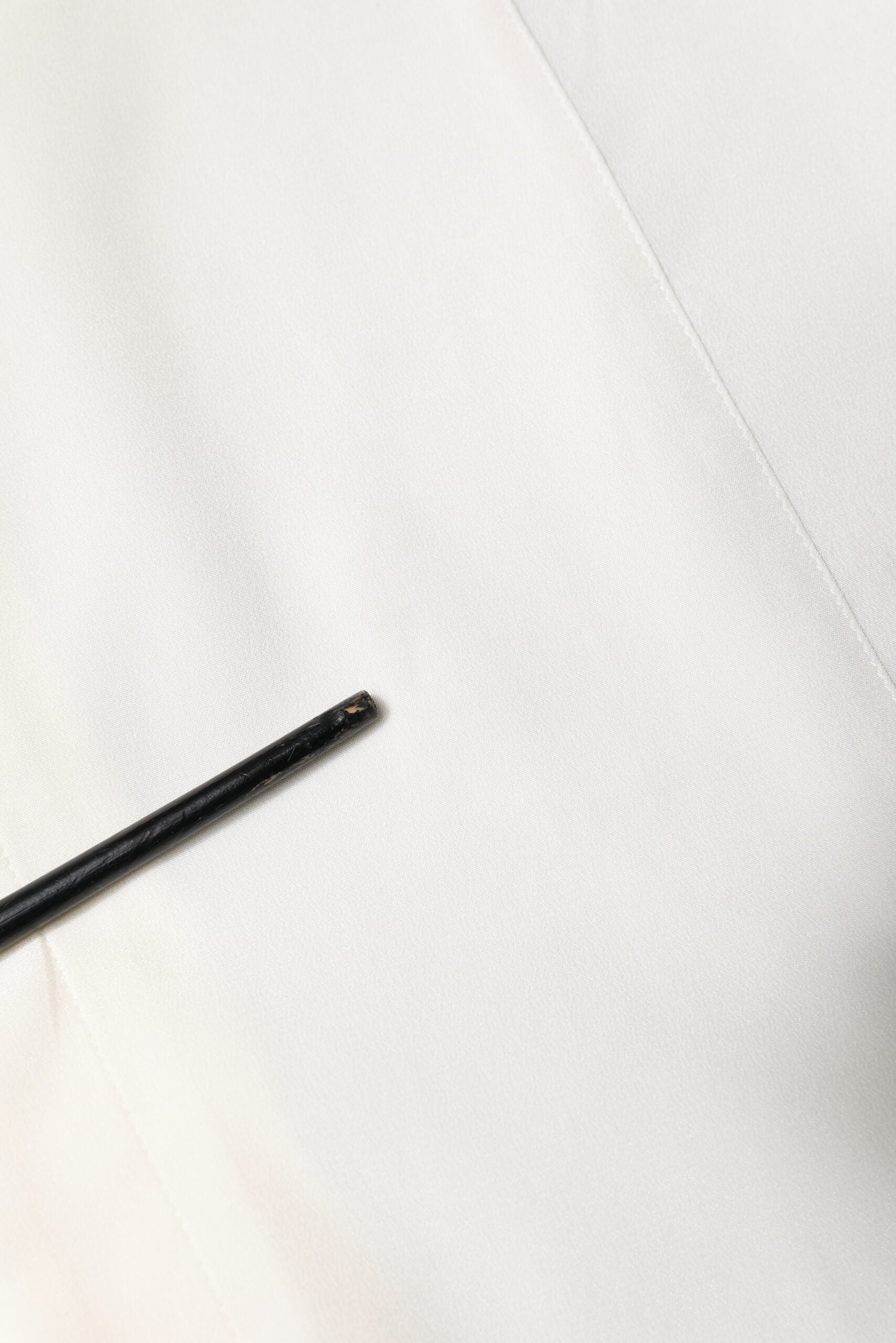 Dolce & Gabbana White Silk GOLD Dress Formal Collared Shirt | Regal Royce