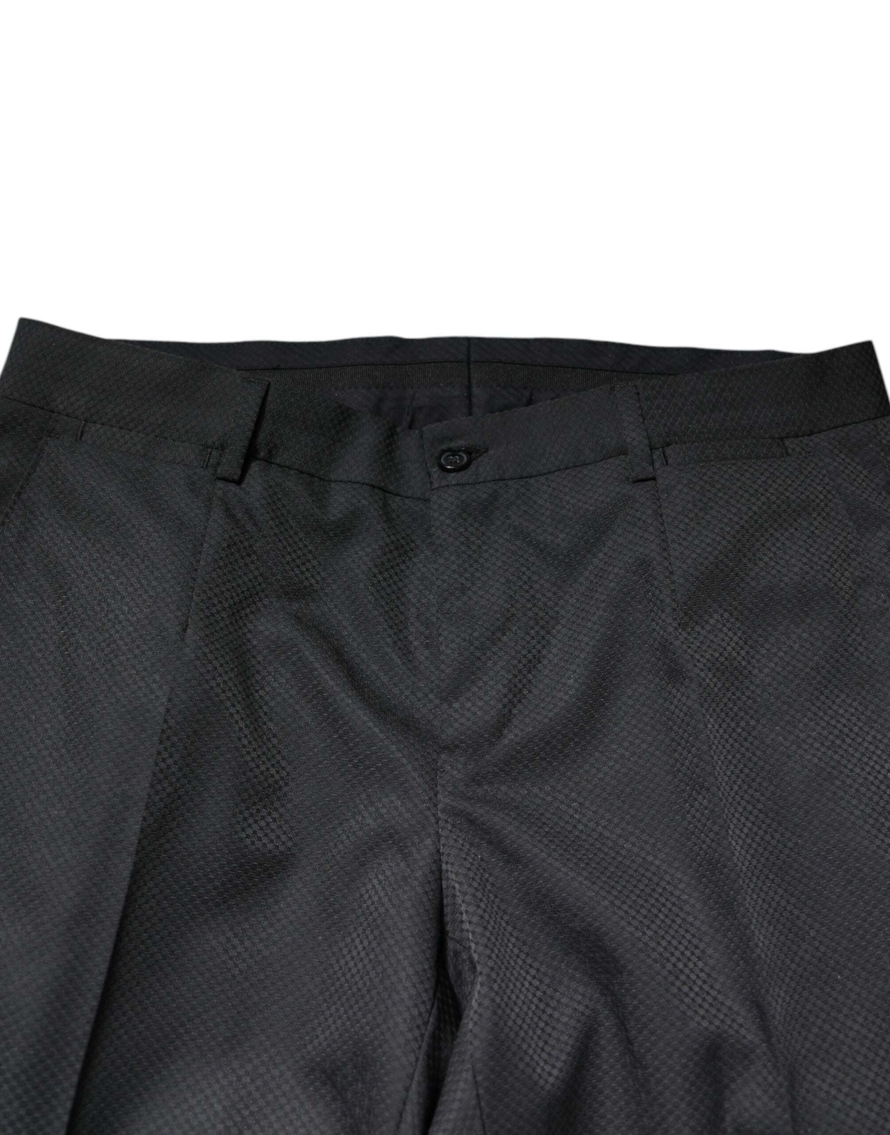 Dolce & Gabbana Black Single Breasted Formal 2 Piece Suit | Regal Royce