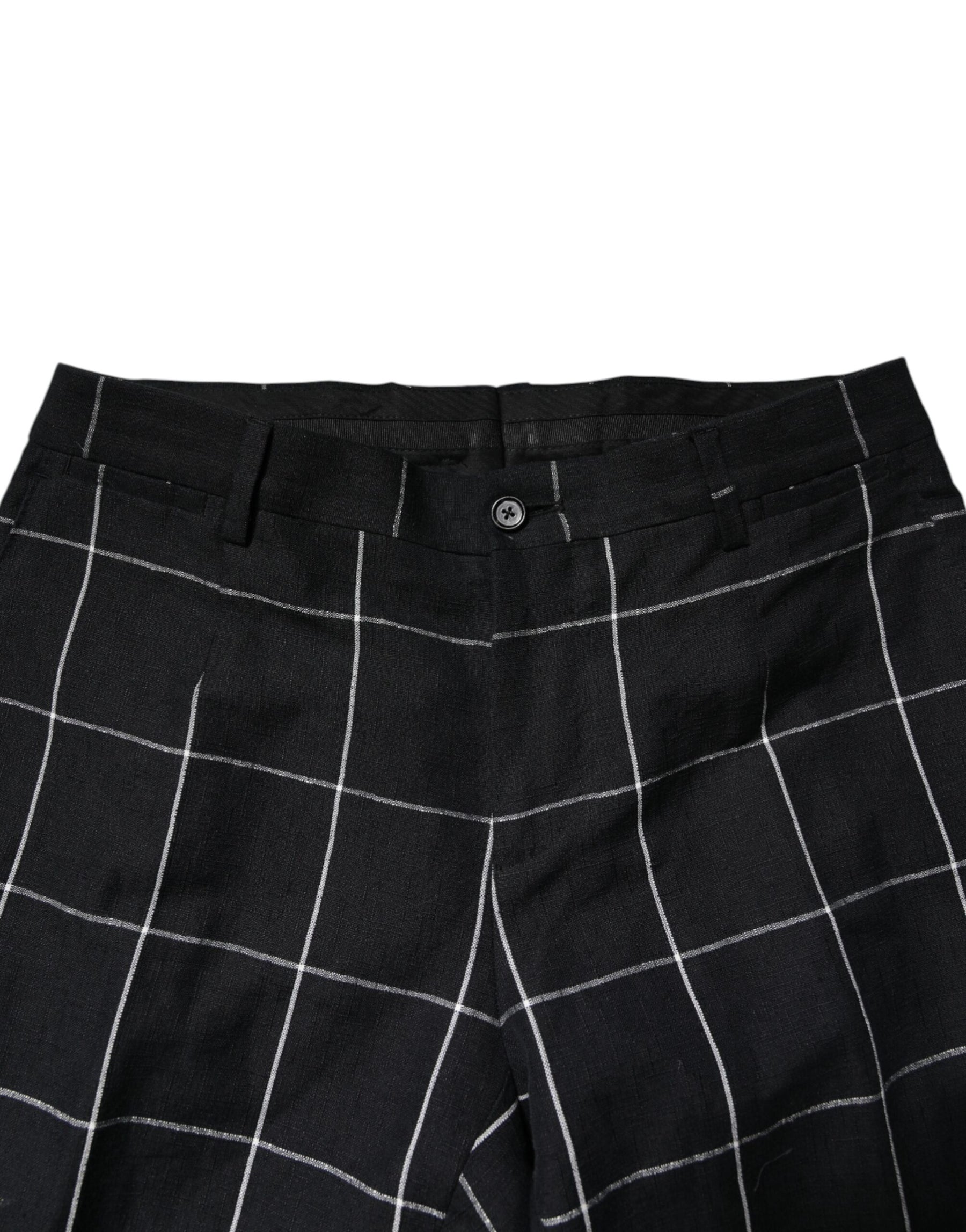 Dolce & Gabbana Black TAORMINA Double Breasted 2 Piece Suit | Regal Royce