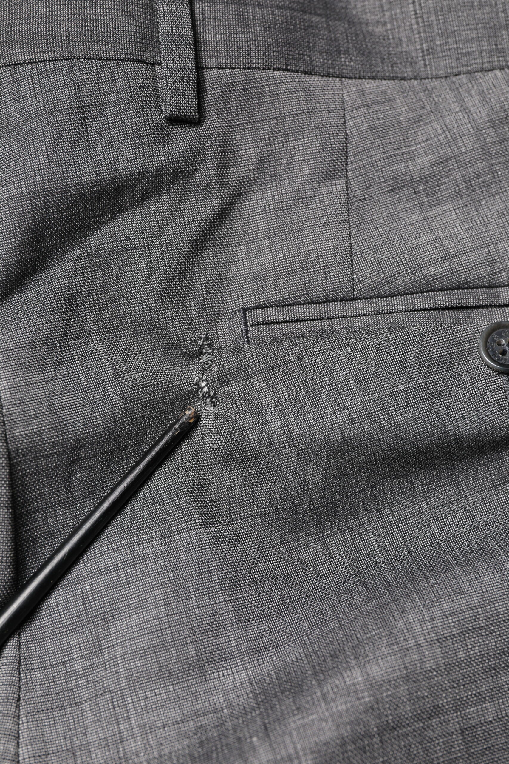 Dolce & Gabbana Gray Wool Single Breasted 2 Piece Suit | Regal Royce