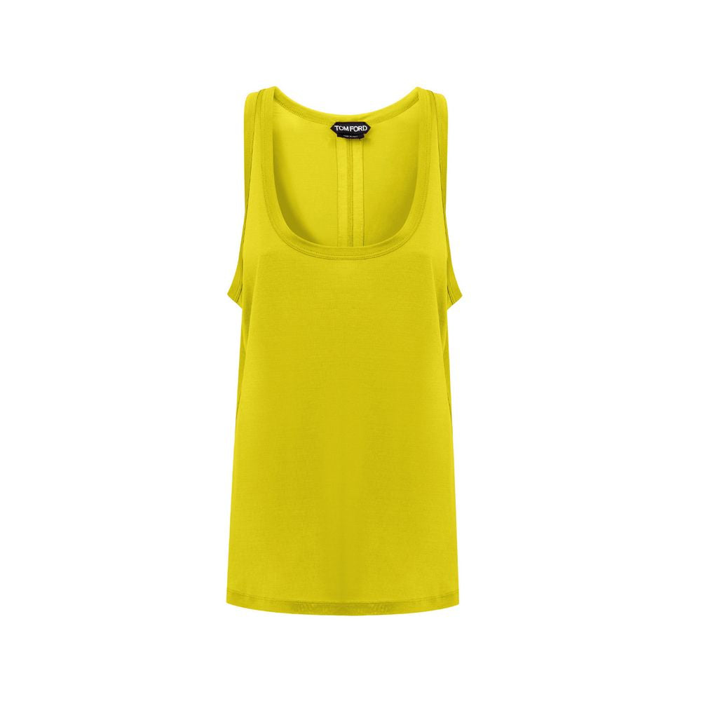 Tom Ford Yellow Silk Tank Top | Regal Royce