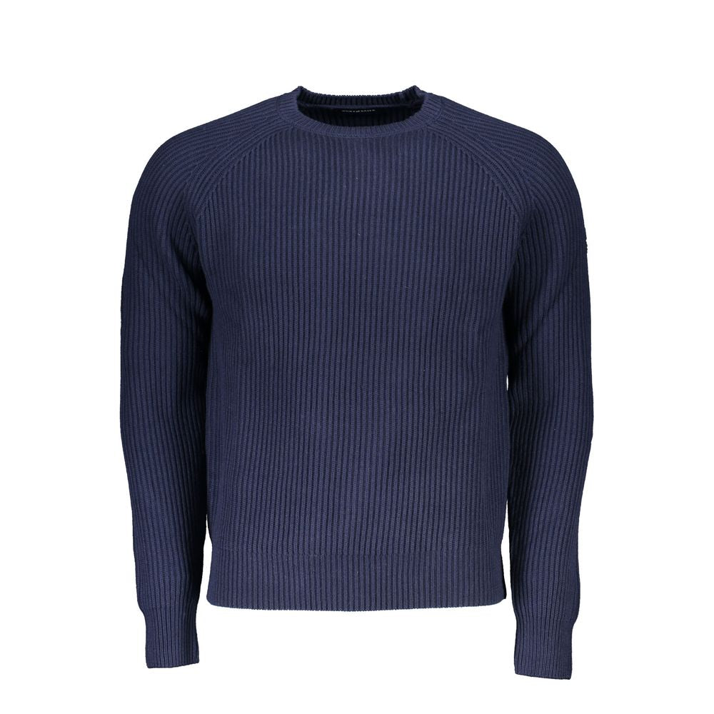 North Sails Blue Cotton Men Sweater | Regal Royce