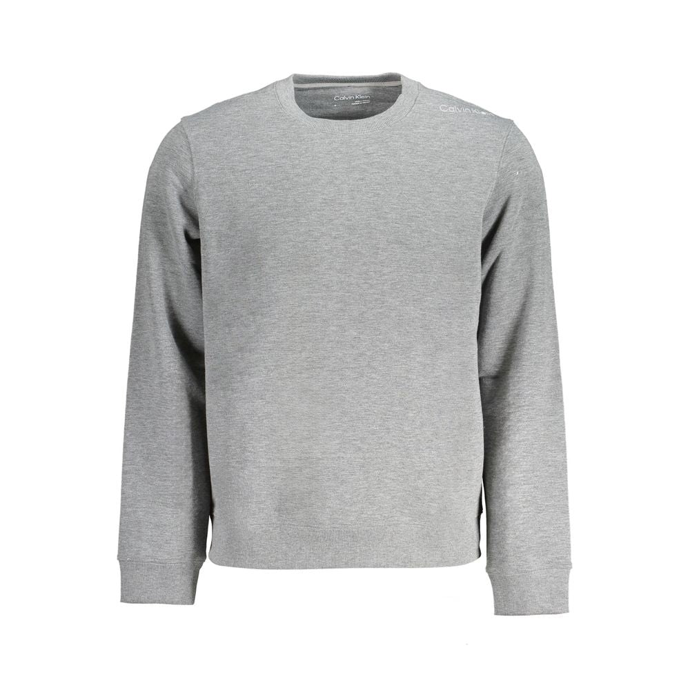 Calvin Klein Grigio Polyester Men Sweatshirt | Regal Royce