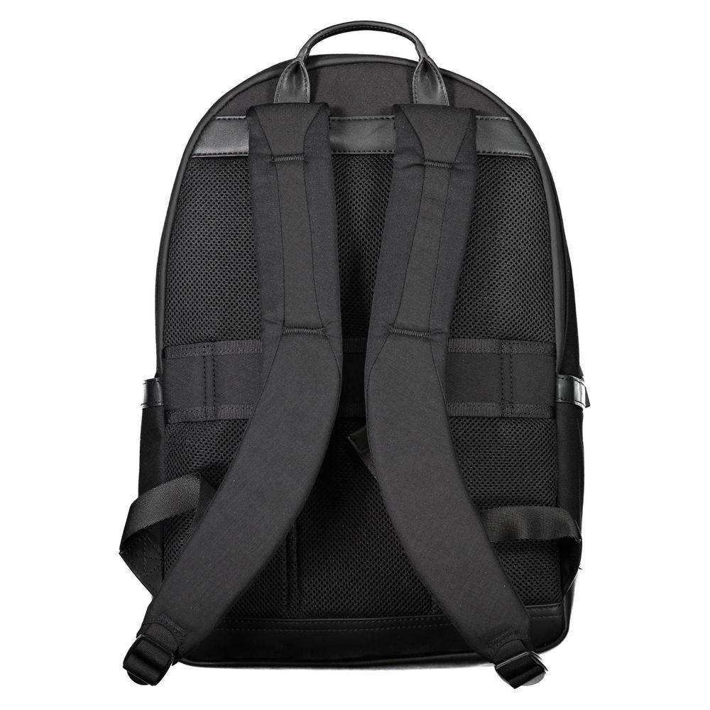 Tommy Hilfiger Black Nylon Men Backpack | Regal Royce