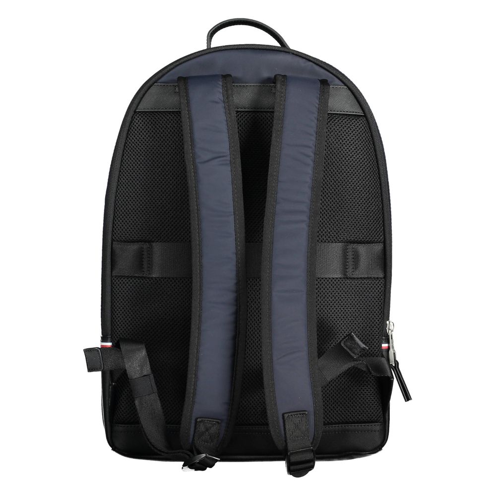 Tommy Hilfiger Blue Polyester Men Backpack | Regal Royce