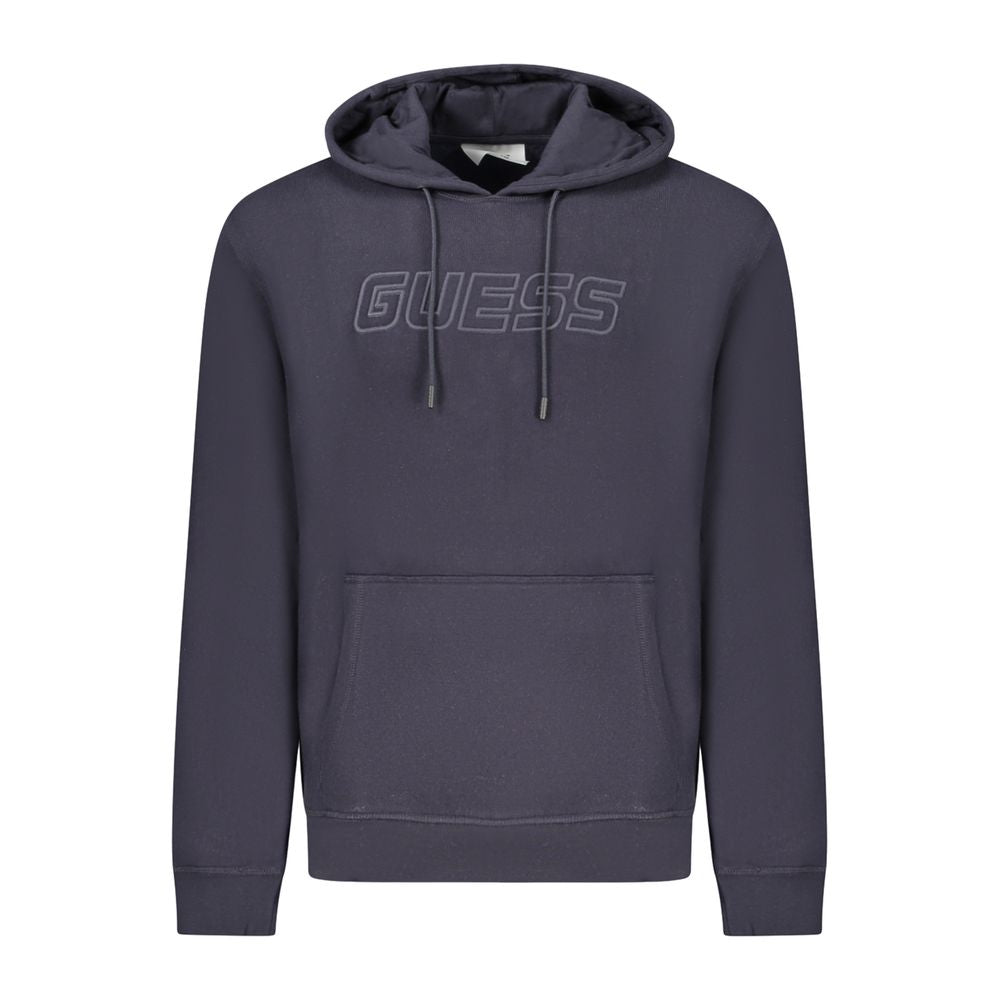 Guess Jeans Blue Cotton Men's Hooded Sweatshirt | Regal Royce