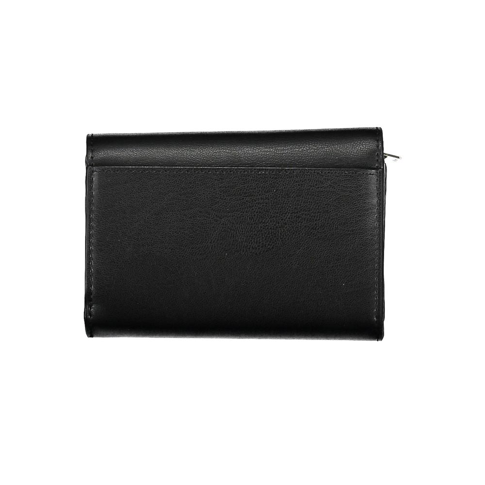 Tommy Hilfiger Black Polyurethane Women Wallet | Regal Royce