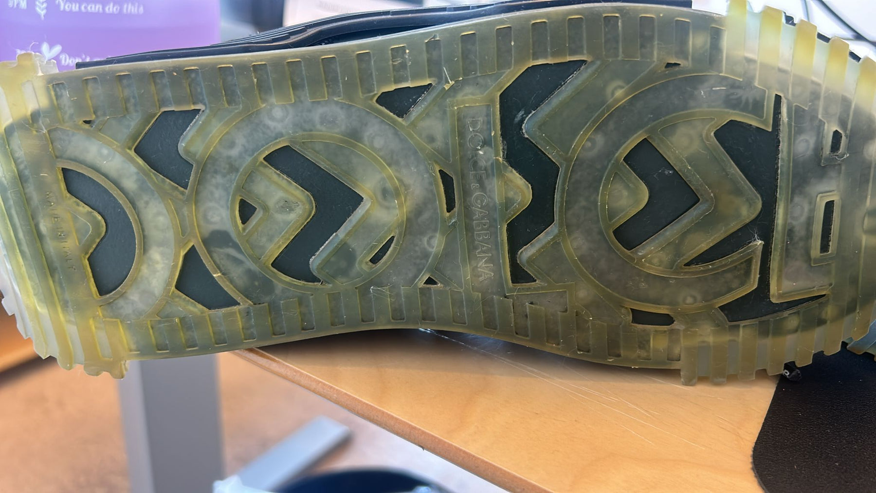 Dolce & Gabbana Black Green Camo NS1 Low Top Sneakers Shoes | Regal Royce