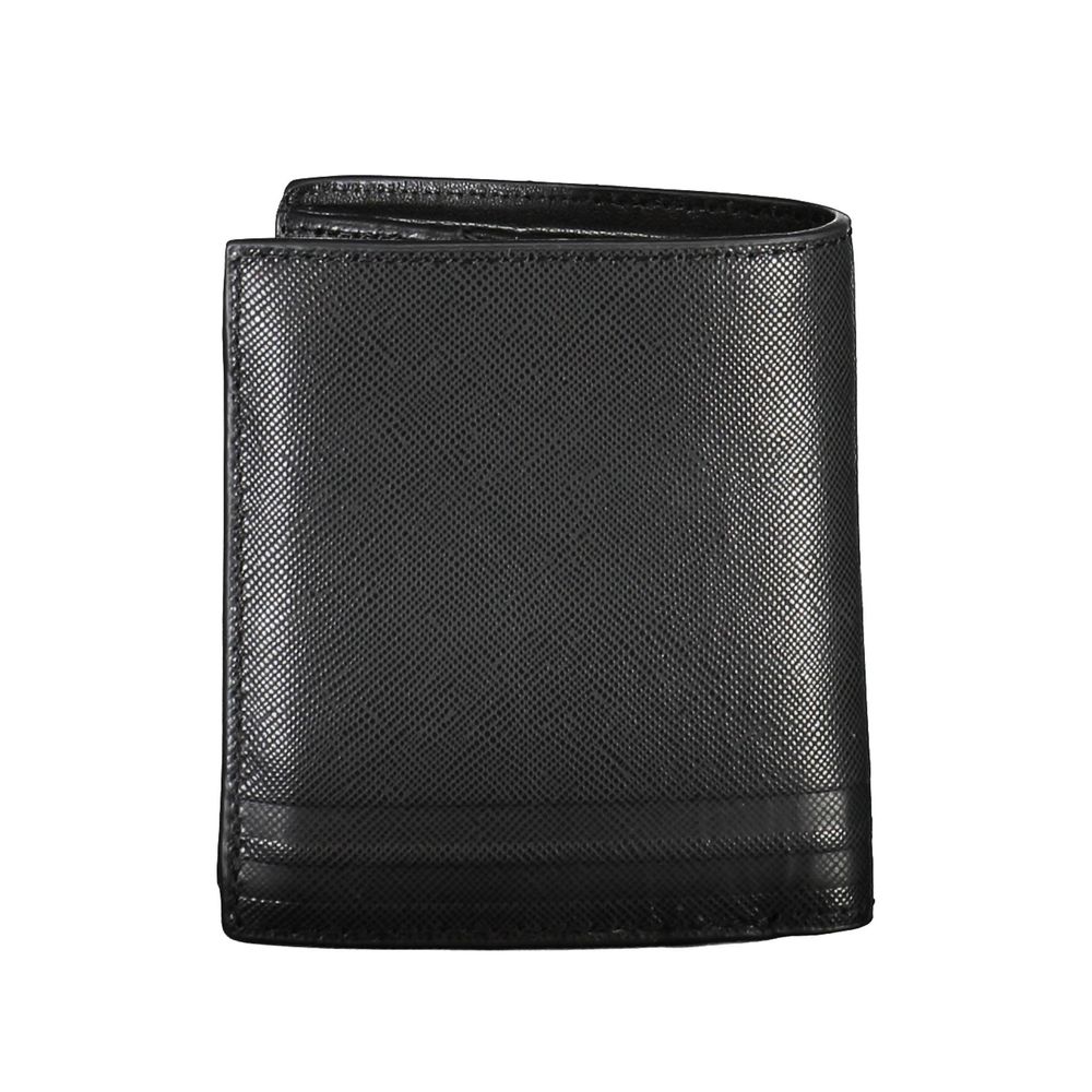 Tommy Hilfiger Black Leather Men Wallet | Regal Royce