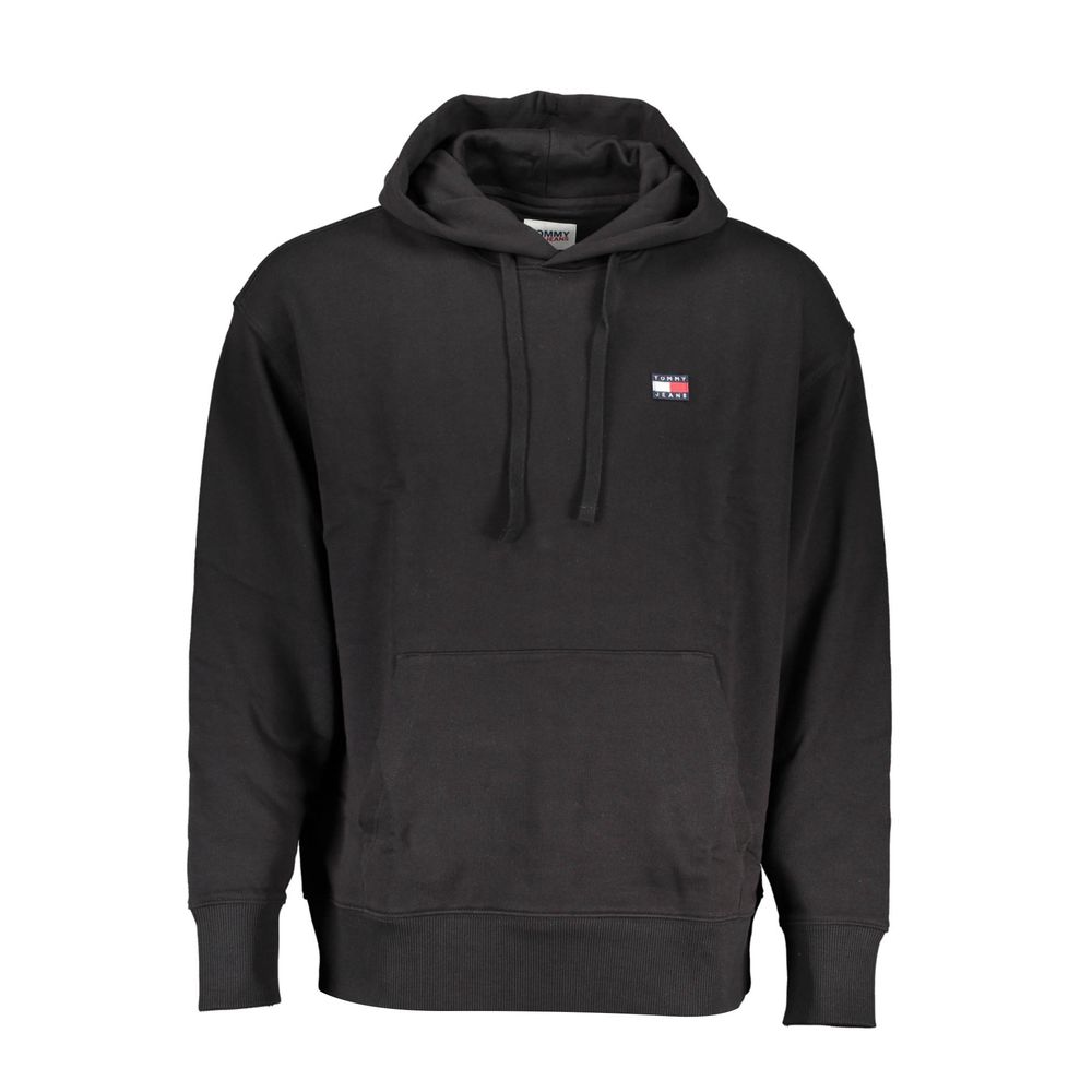 Tommy Hilfiger Black Cotton Men's Hoodie | Regal Royce