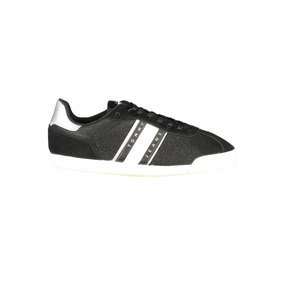 Tommy Hilfiger Black Polyester Women Sneaker | Regal Royce