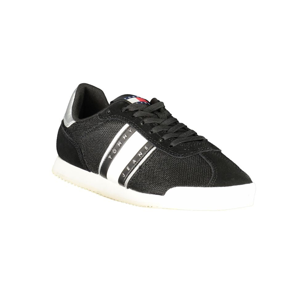 Tommy Hilfiger Black Polyester Women Sneaker | Regal Royce