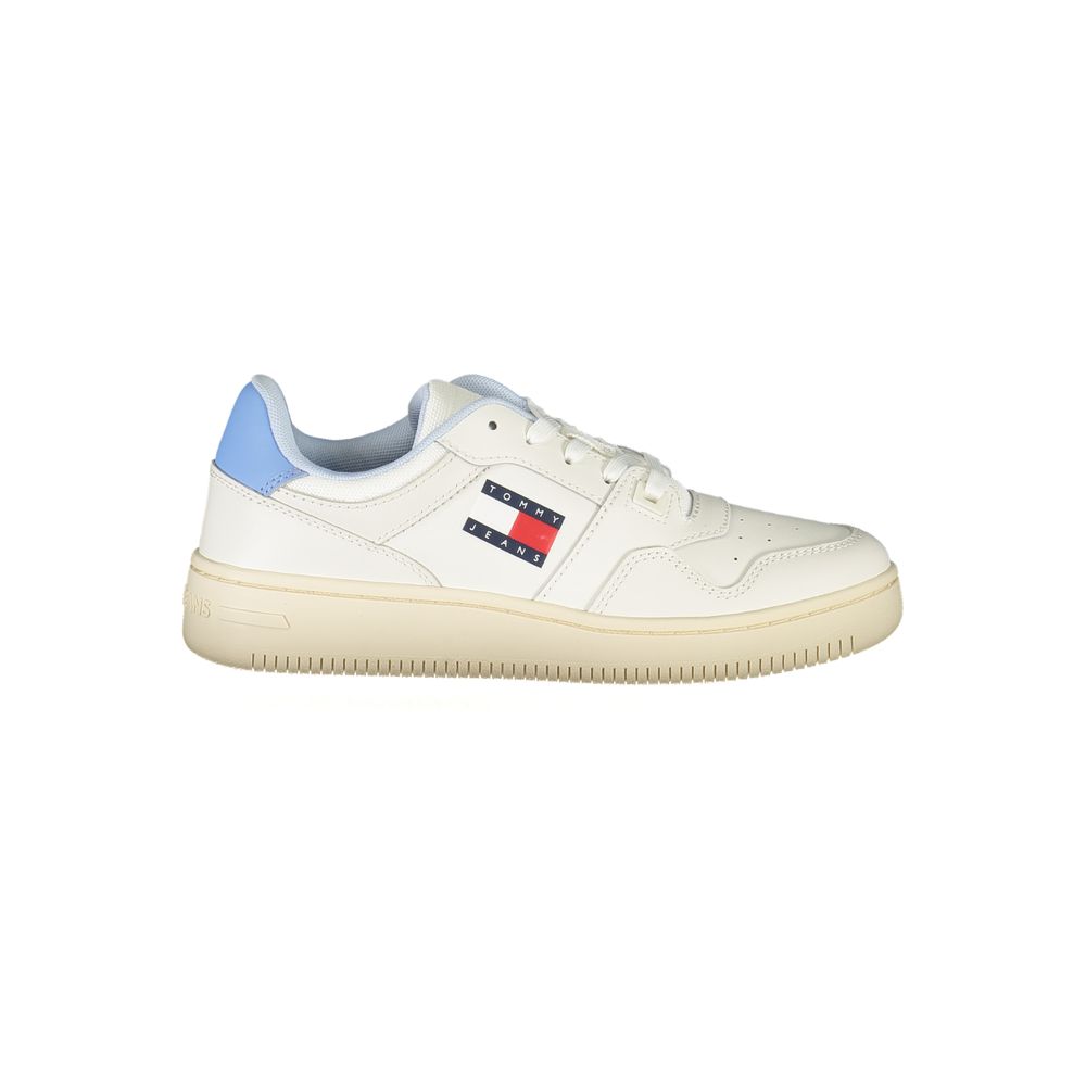Tommy Hilfiger White Leather Women Sneaker | Regal Royce