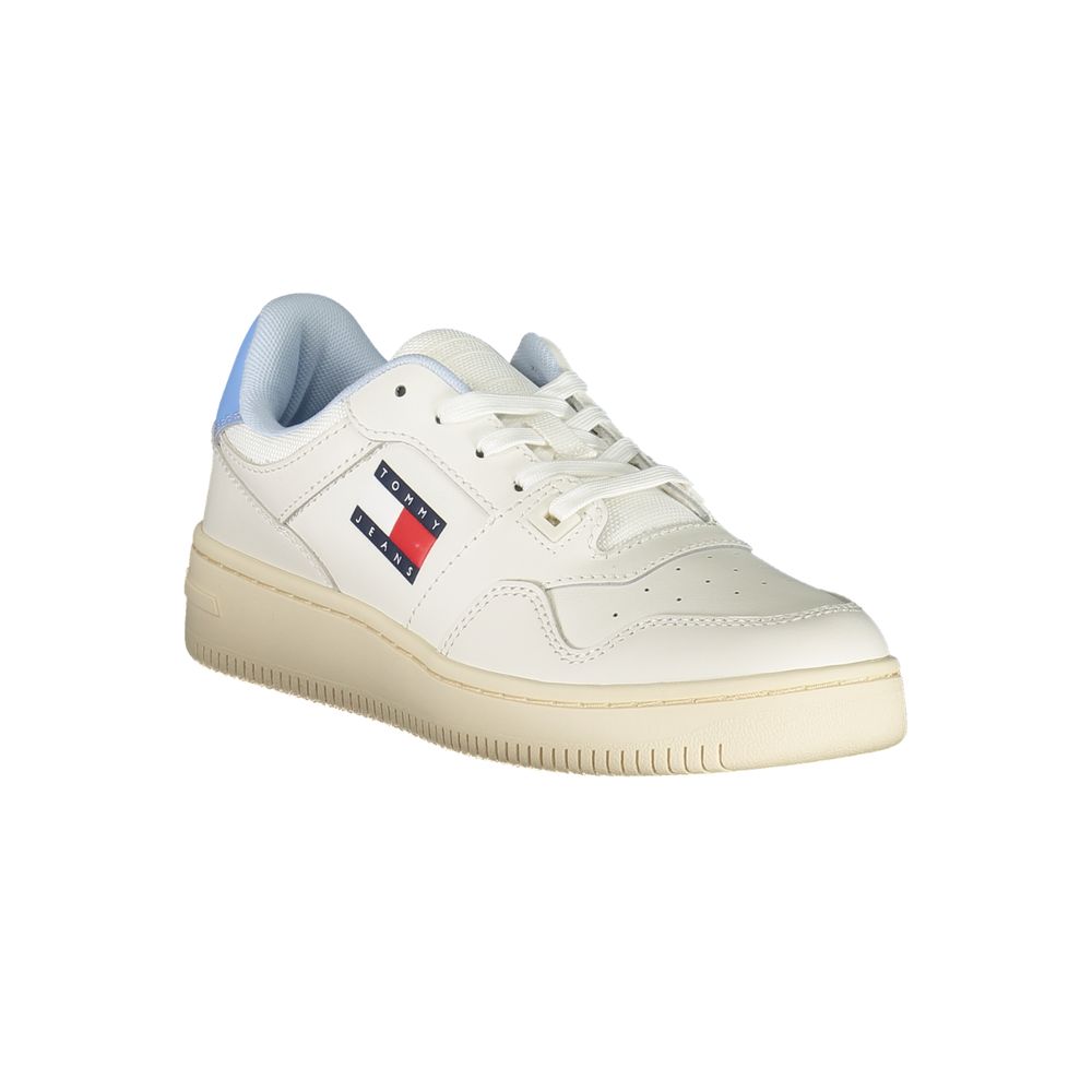 Tommy Hilfiger White Leather Women Sneaker | Regal Royce