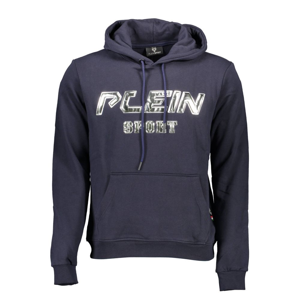 Plein Sport Blue Cotton Men Sweater | Regal Royce
