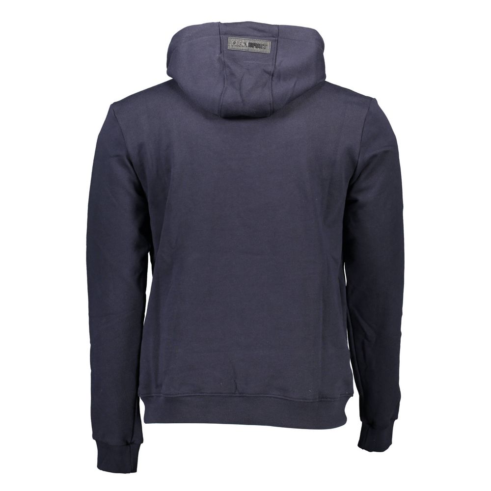 Plein Sport Blue Cotton Men Sweater | Regal Royce