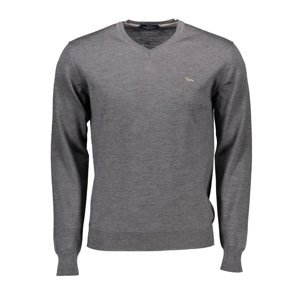 Harmont & Blaine Grigio Wool Mens Sweater | Regal Royce