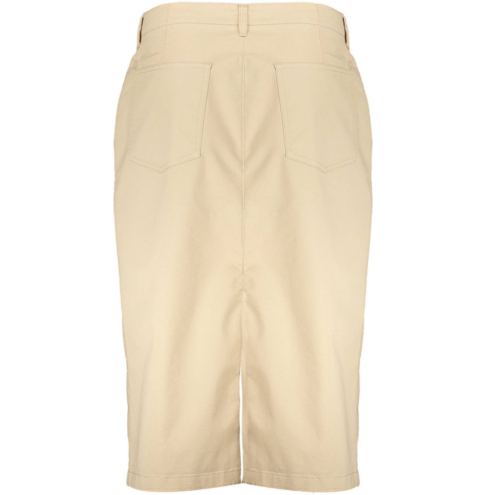 Gant Beige Cotton Women Skirt | Regal Royce