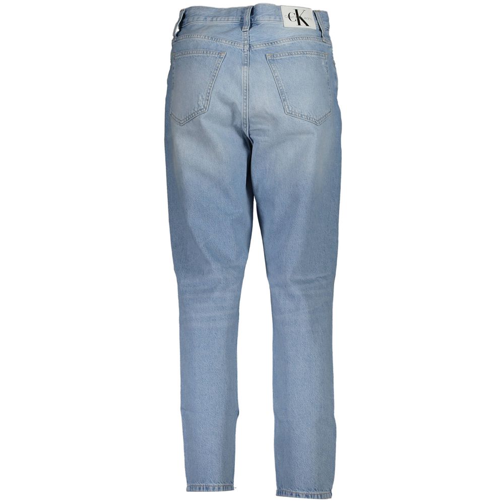 Calvin Klein Blue Cotton Women Jeans | Regal Royce