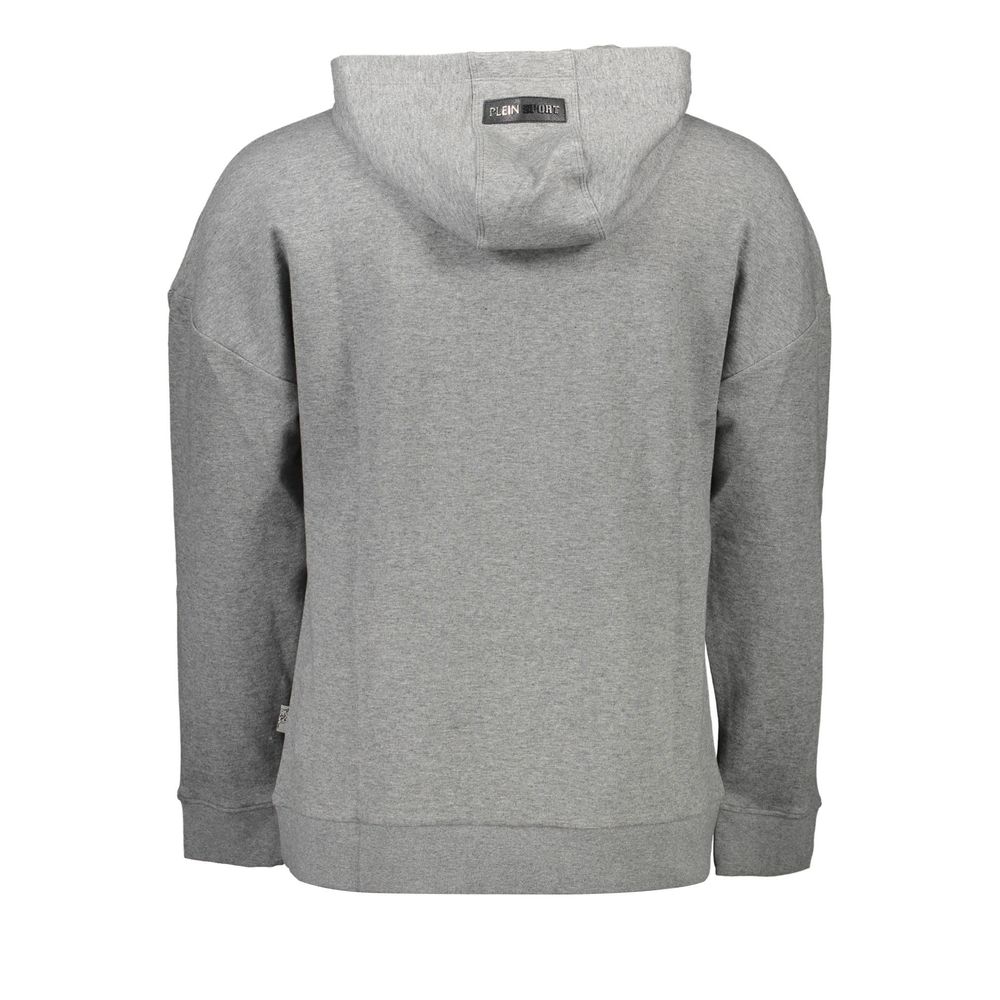 Plein Sport Grigio Cotton Men Sweatshirt | Regal Royce