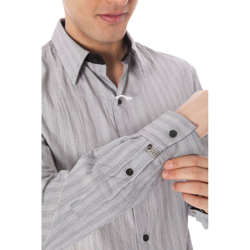 Costume National White Cotton Men Shirt | Regal Royce