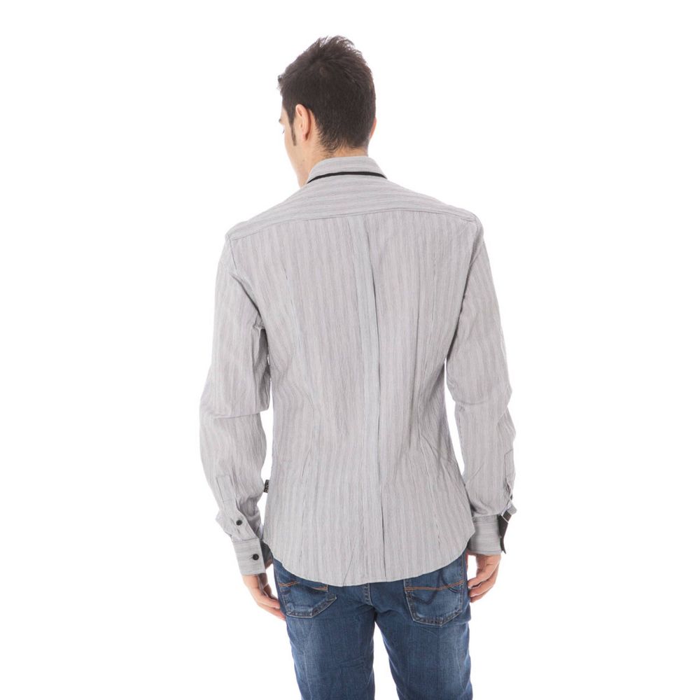 Costume National White Cotton Men Shirt | Regal Royce
