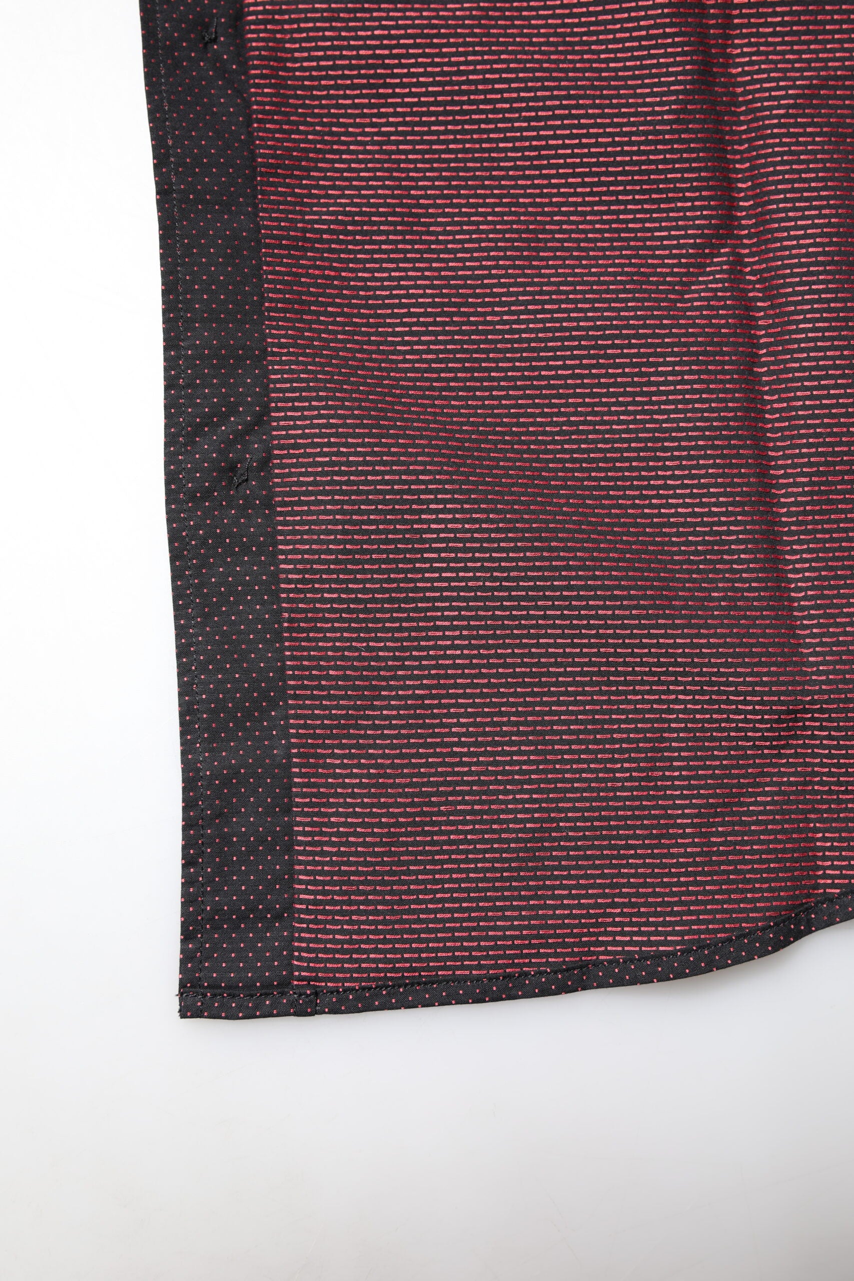 Dolce & Gabbana Maroon Jacquard Cotton GOLD Men Dress Shirt | Regal Royce