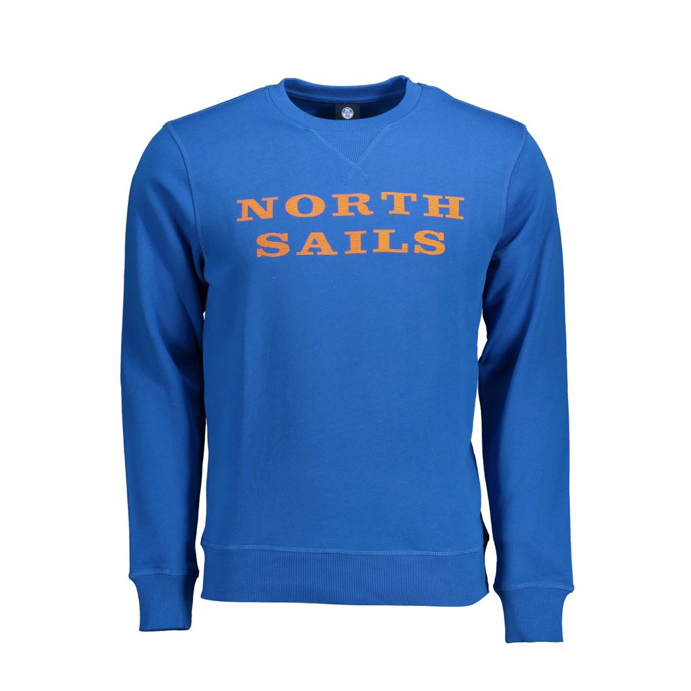 North Sails Blue Cotton Men's Sweatshirt | Regal Royce