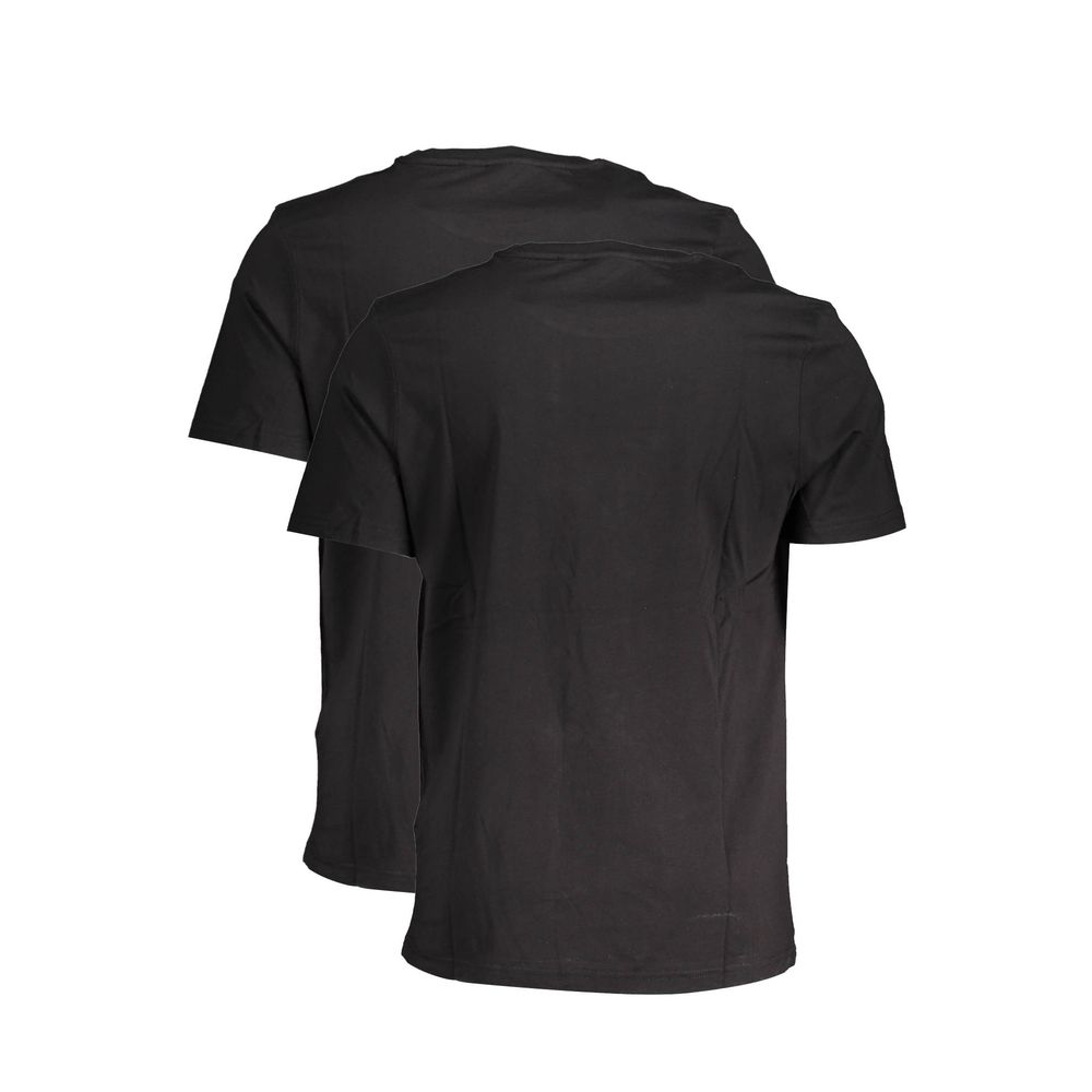 Fila Black Cotton Men TShirt | Regal Royce