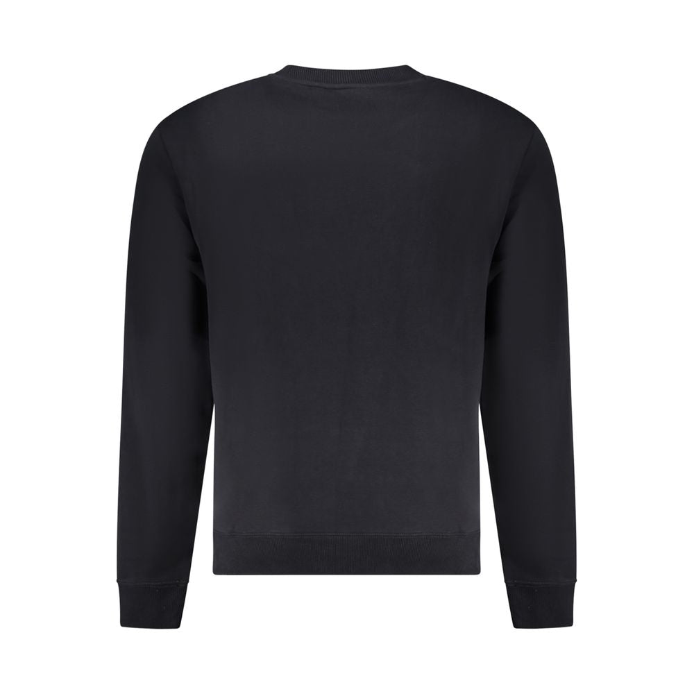 Napapijri Black Cotton Men Sweatshirt | Regal Royce