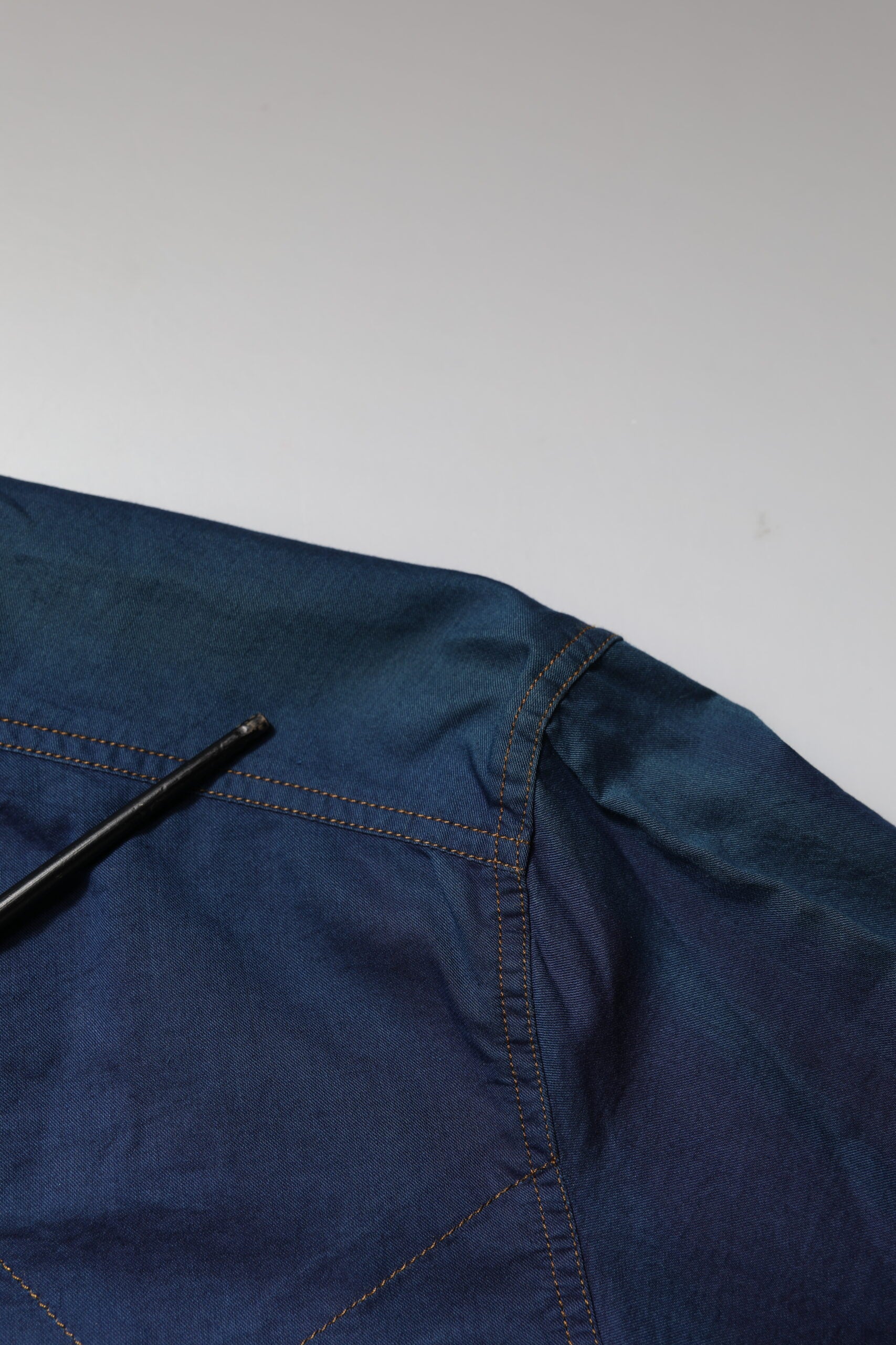 Dolce & Gabbana Blue Cotton GOLD Long Sleeves Casual Shirt | Regal Royce