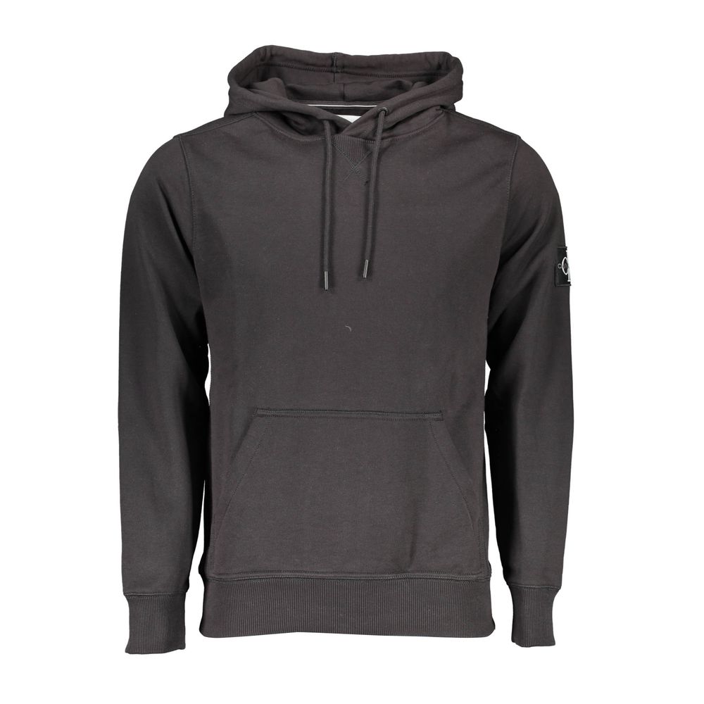Calvin Klein Black Cotton Men Sweatshirt | Regal Royce