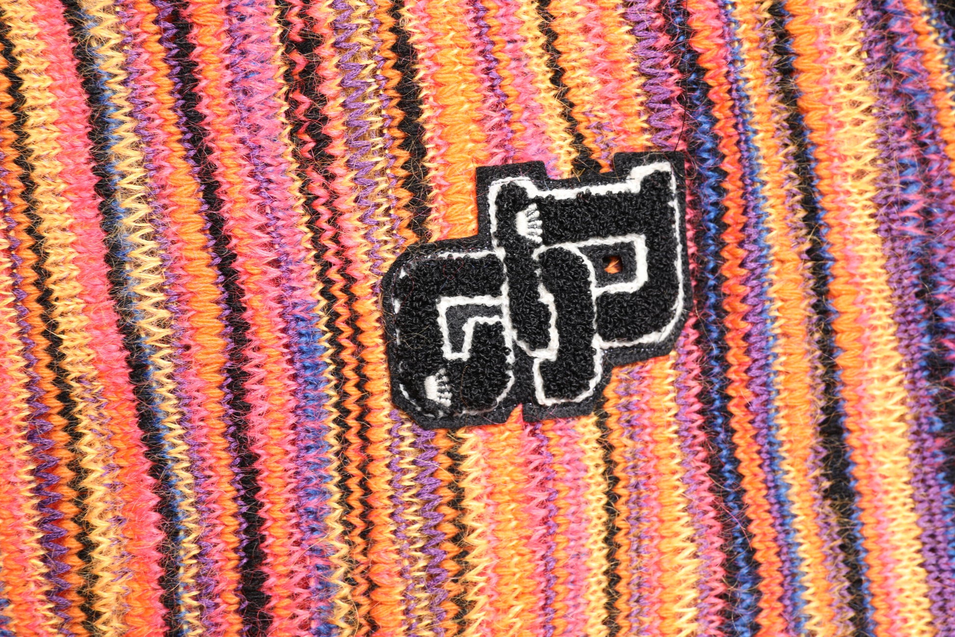 Dolce & Gabbana Multicolor Wool DGLogo Knit Pullover Sweater