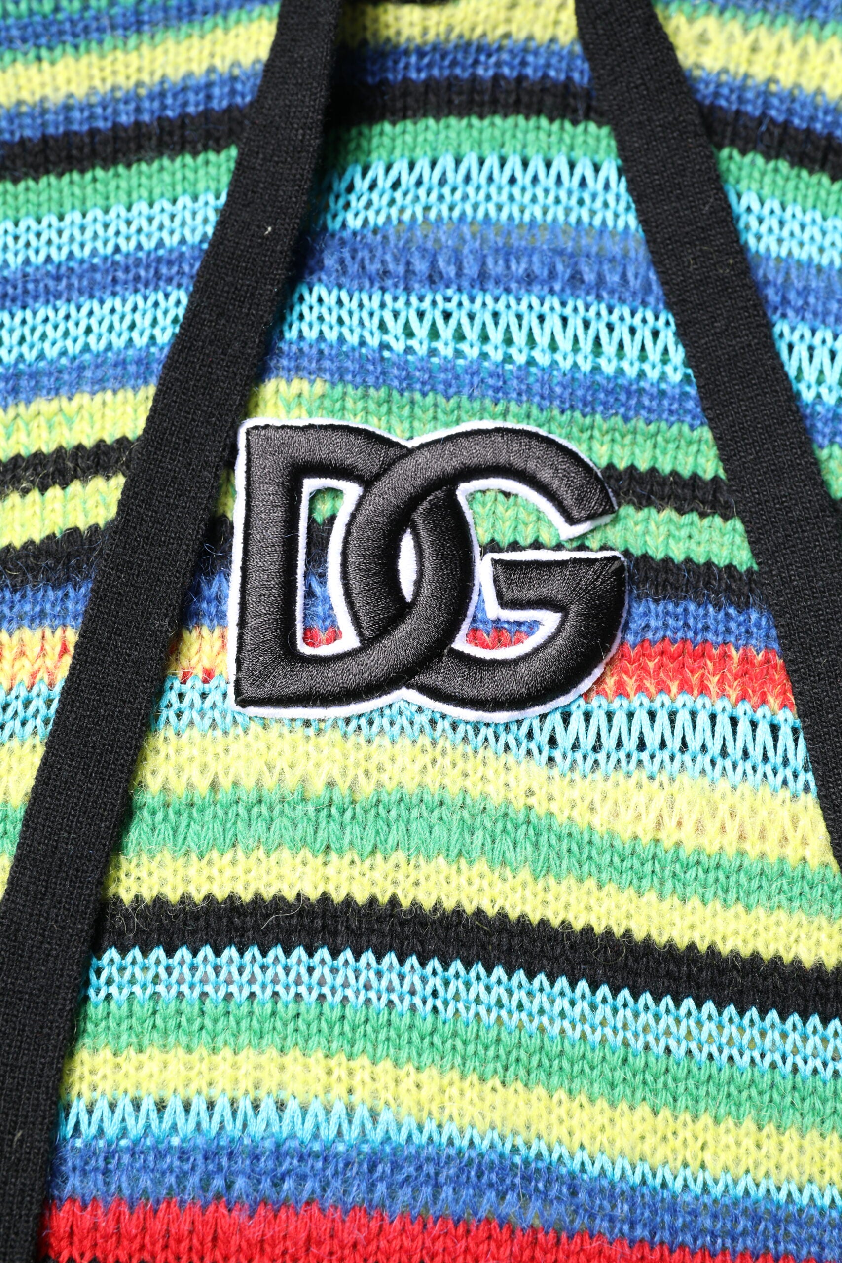 Dolce & Gabbana Multicolor Cotton Hooded Pullover Sweater | Regal Royce