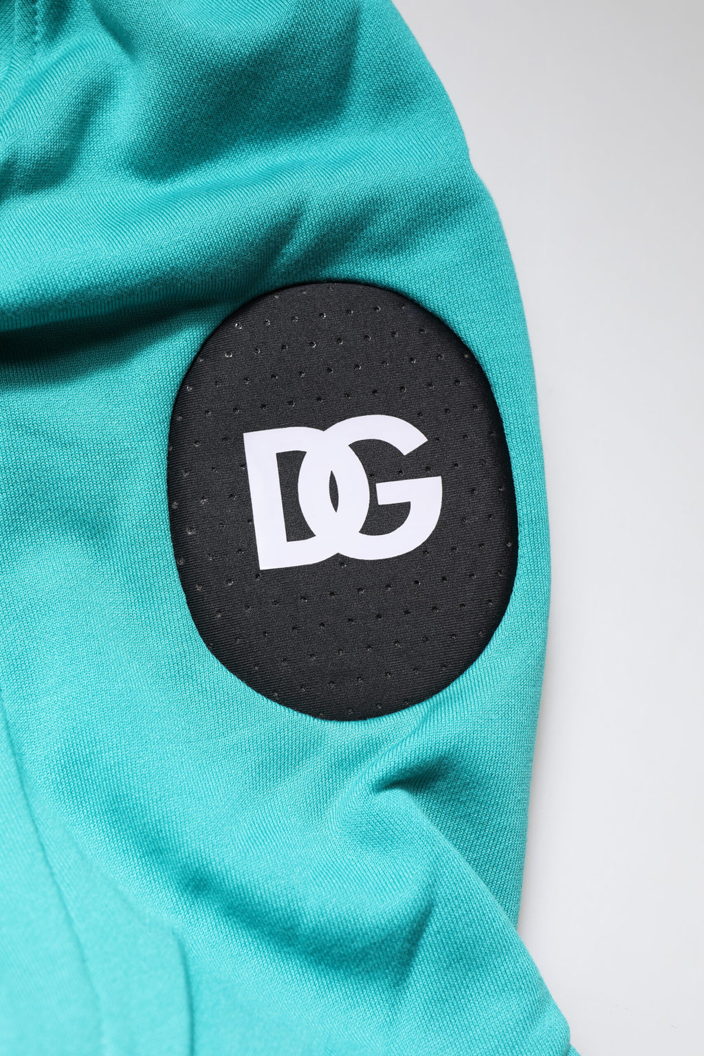 Dolce & Gabbana Green Cotton Hooded Men Sportswear Vest Sweater