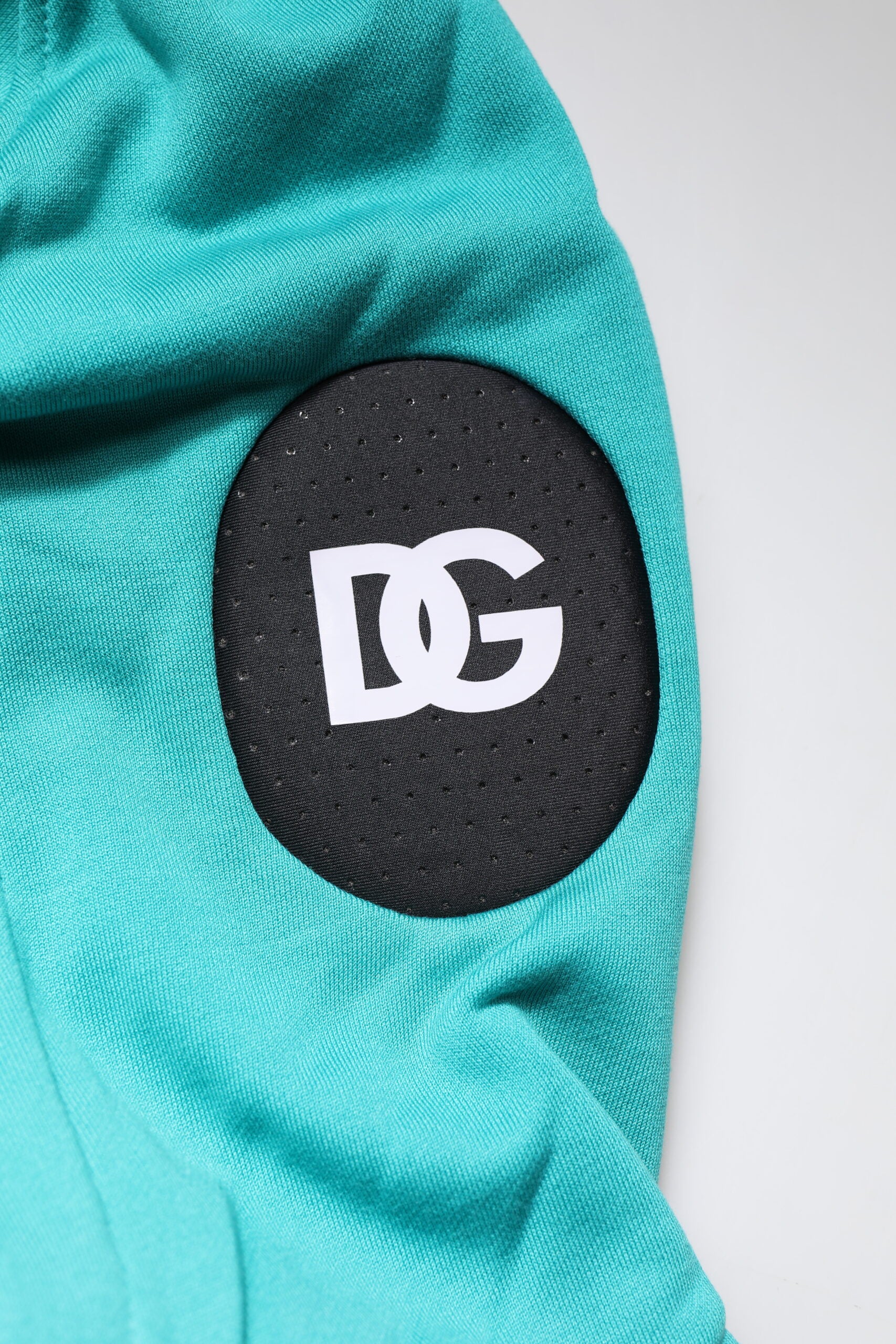 Dolce & Gabbana Green Cotton Hooded Men Sportswear Vest Sweater | Regal Royce