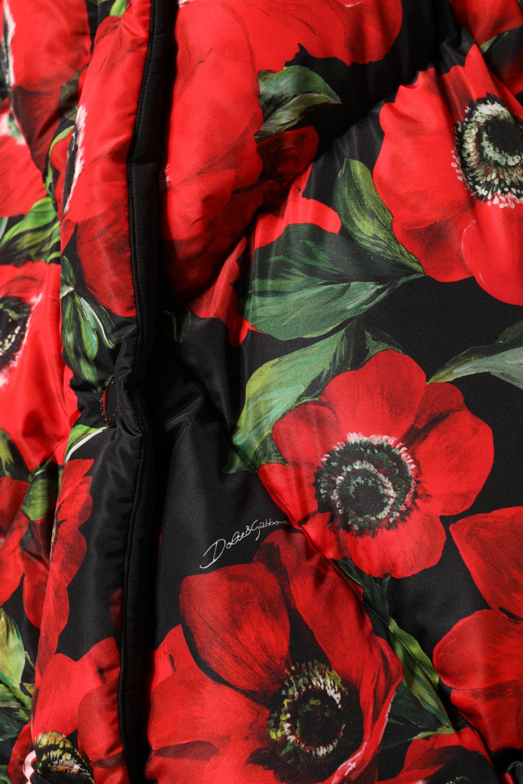 Dolce & Gabbana Multicolor Floral Full Zip Padded Jacket | Regal Royce