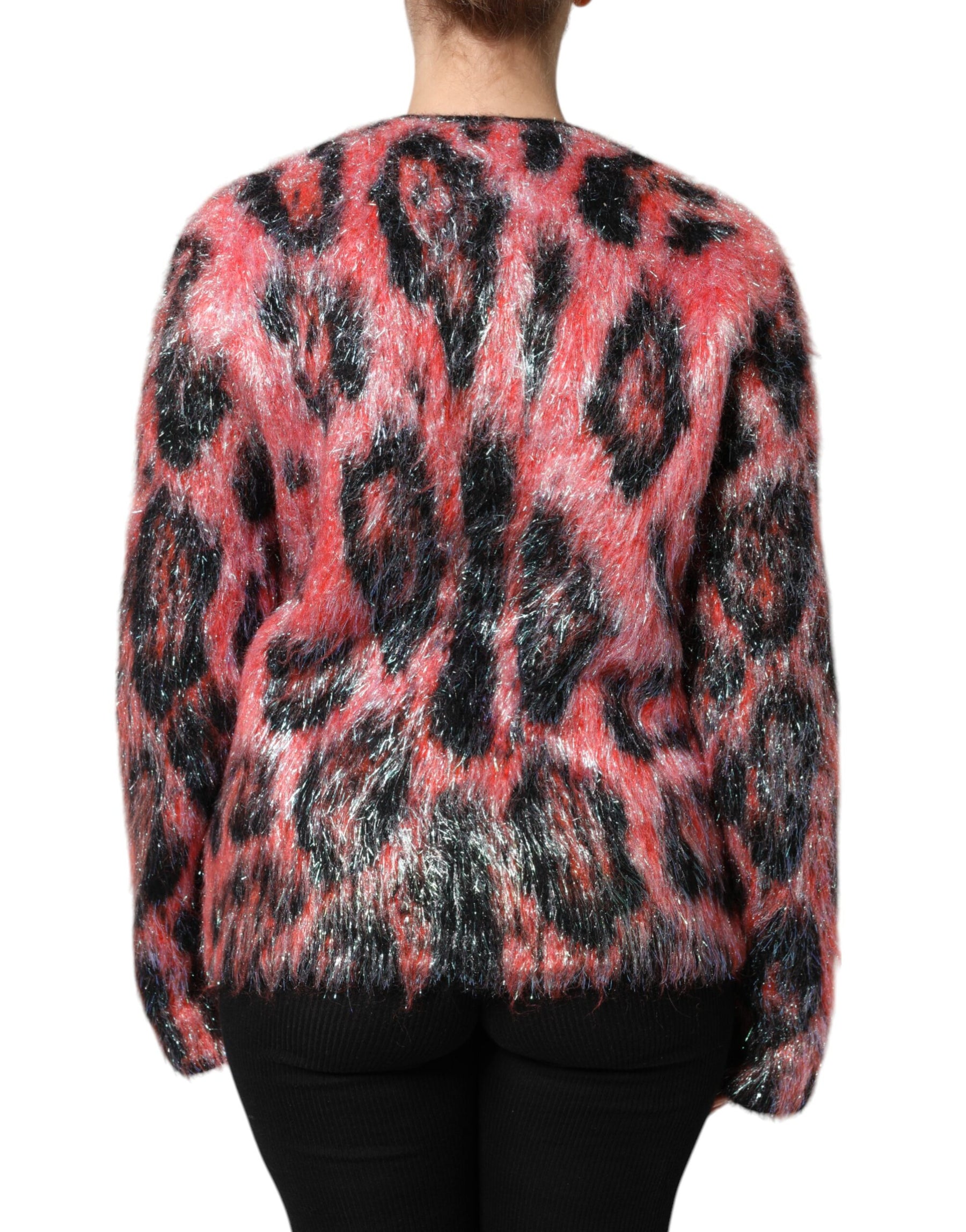 Dolce & Gabbana Red Mohair Wool Button Down Cardigan Sweater | Regal Royce