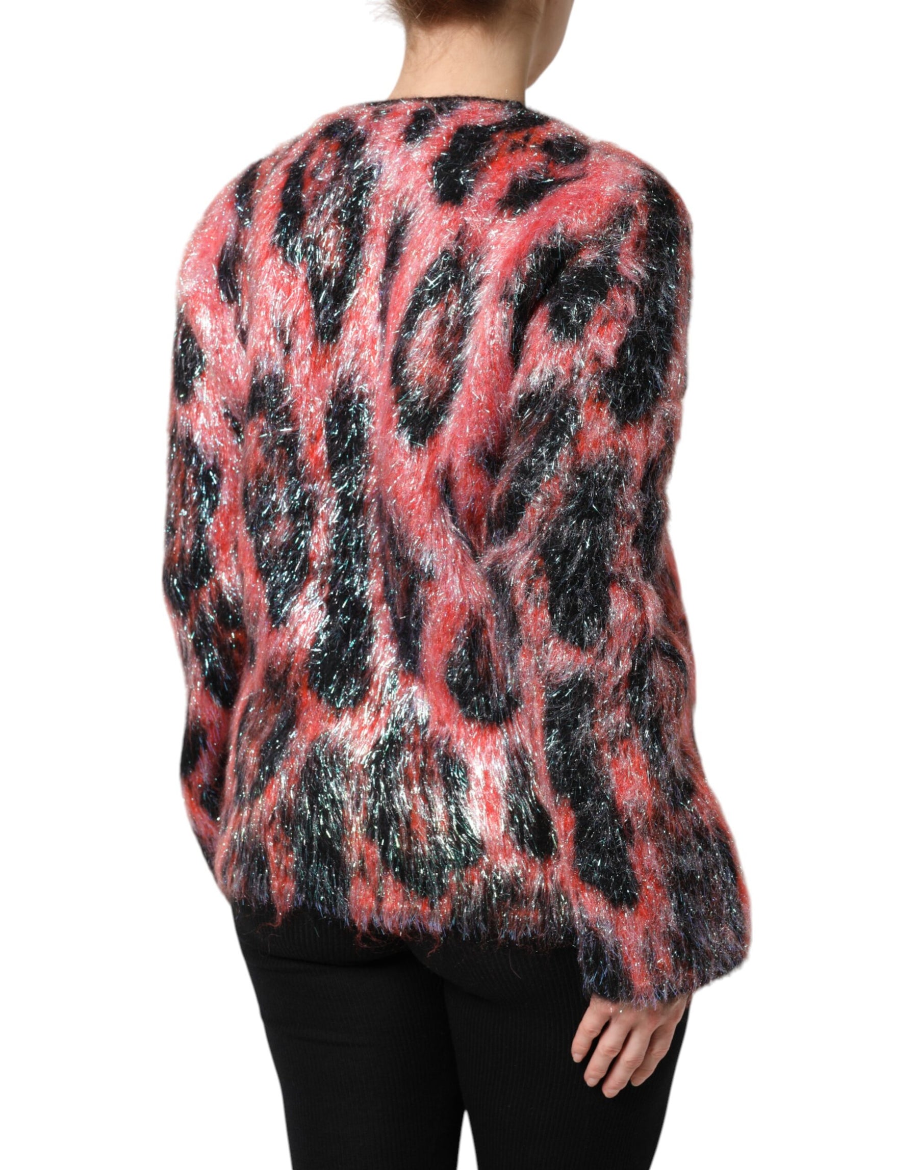 Dolce & Gabbana Red Mohair Wool Button Down Cardigan Sweater | Regal Royce