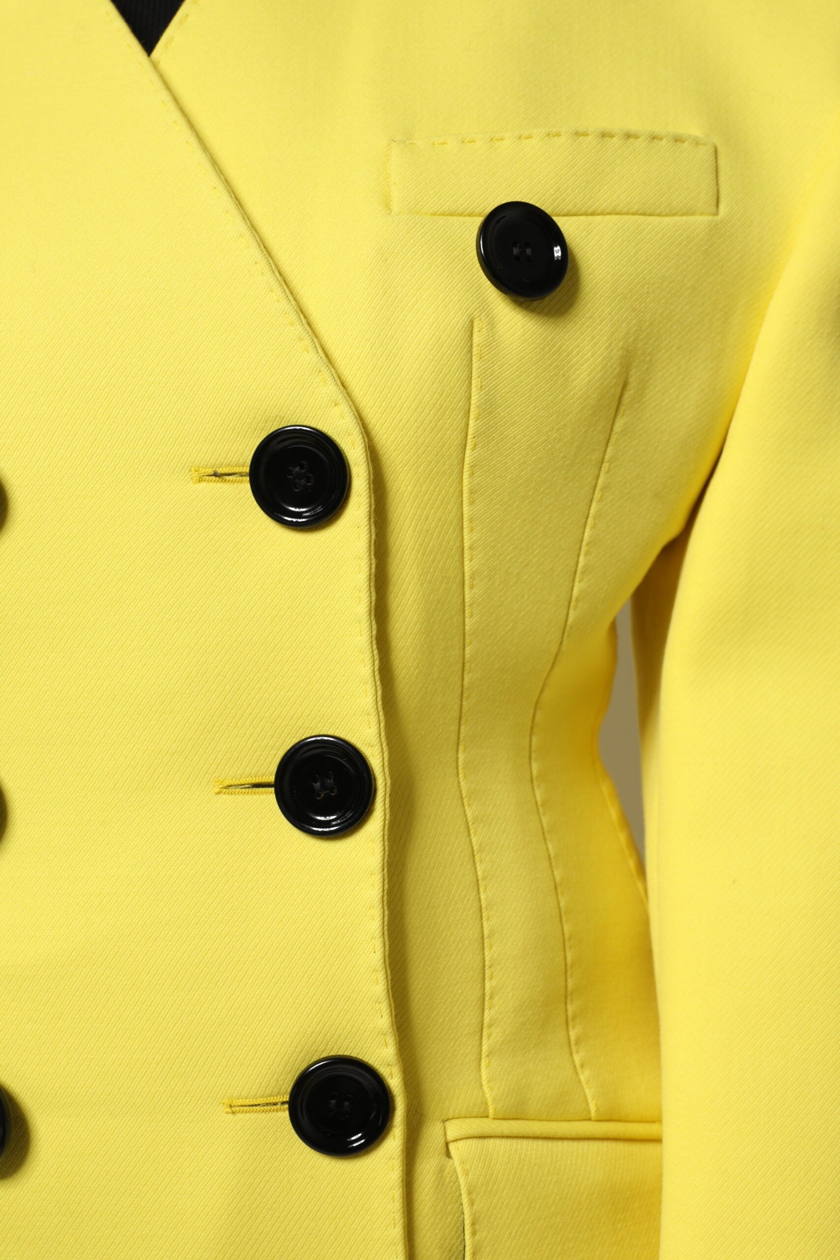 Dolce & Gabbana Yellow Double Breasted Trench Coat Jacket | Regal Royce