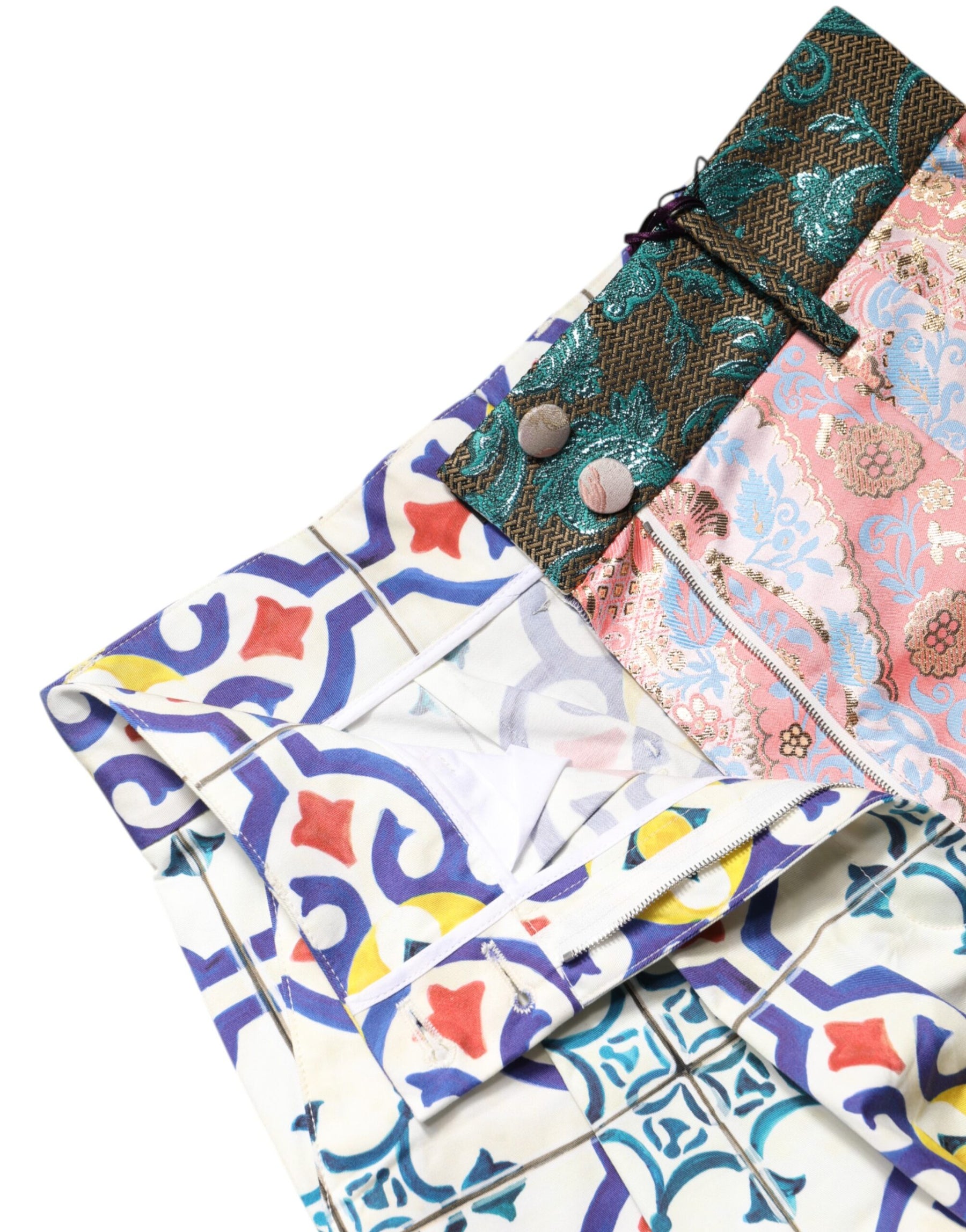 Dolce & Gabbana Multicolor High Waist Women Hot Pants Shorts | Regal Royce