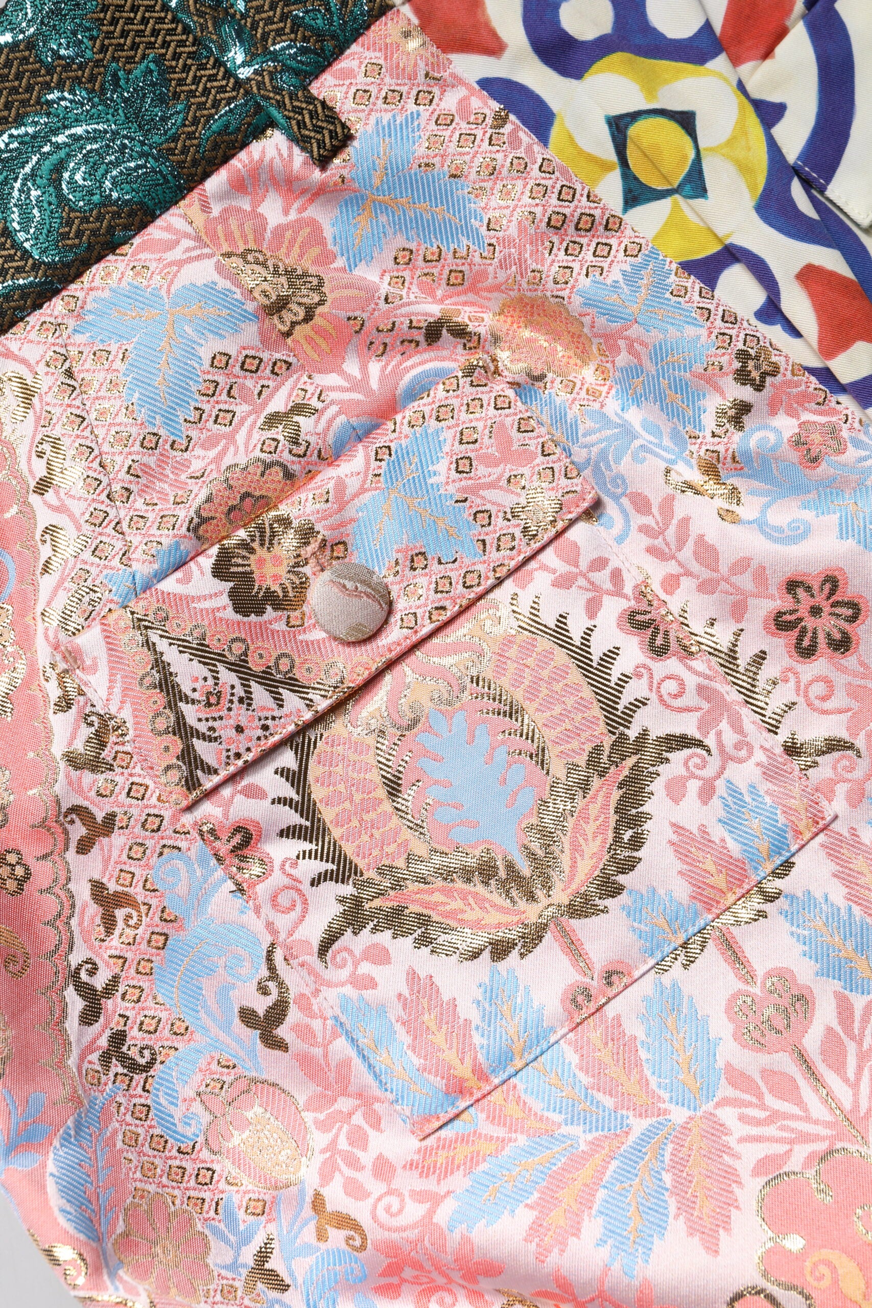 Dolce & Gabbana Multicolor High Waist Women Hot Pants Shorts | Regal Royce