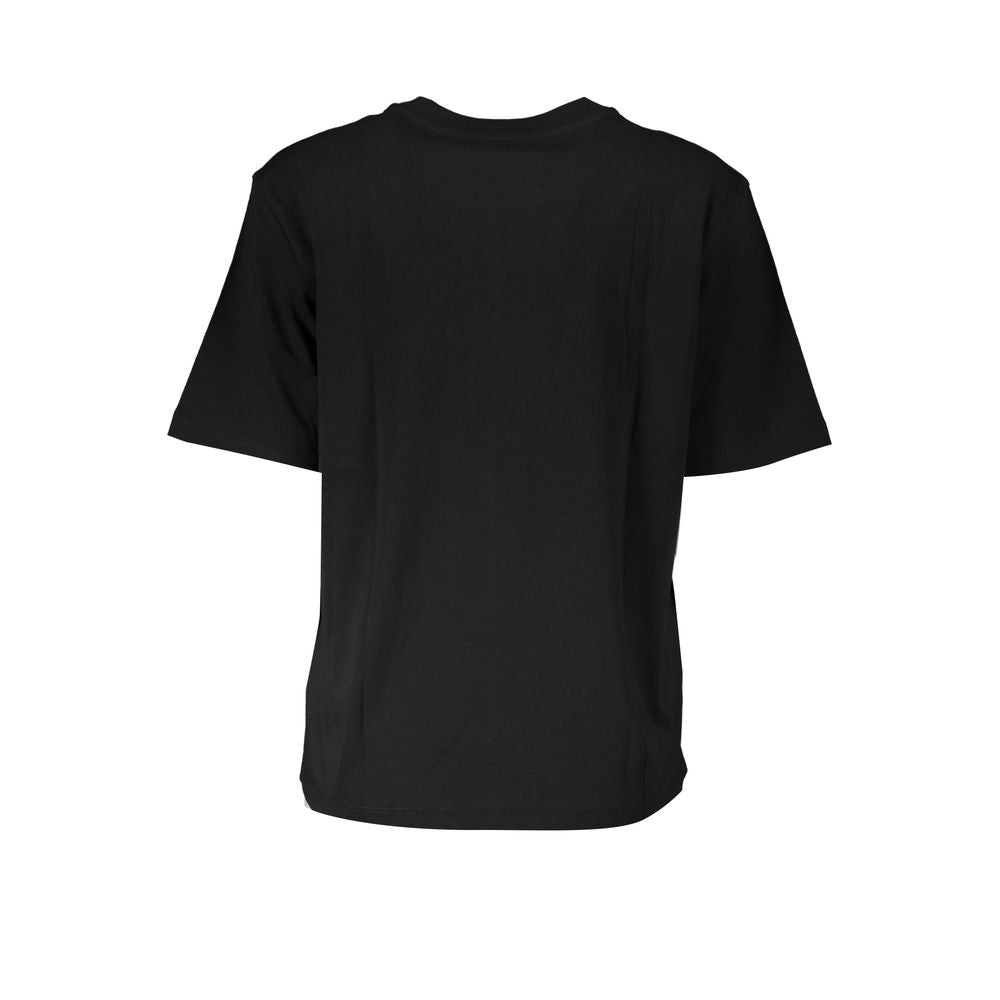 Patrizia Pepe Black Cotton Women T-Shirt | Regal Royce